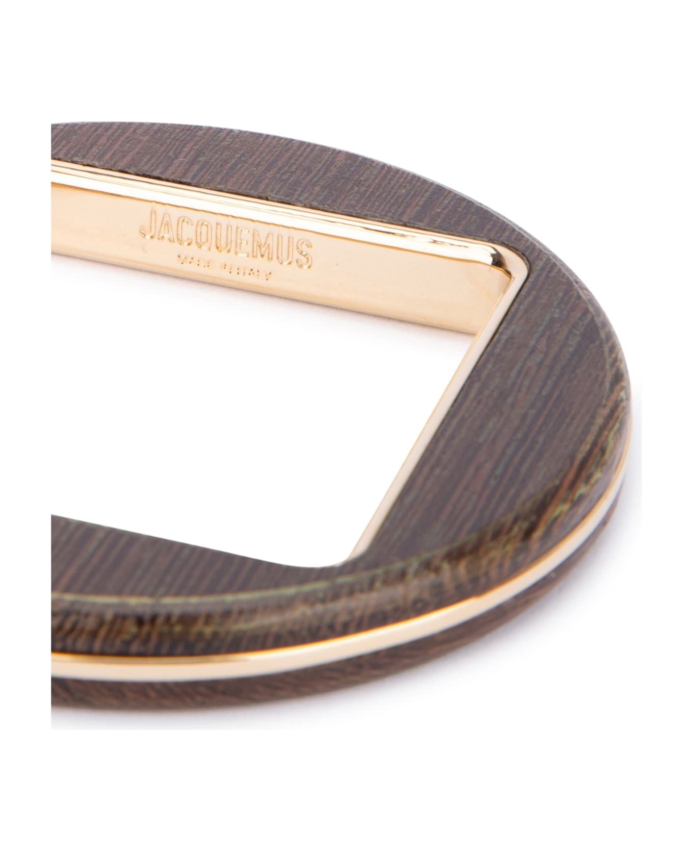 Jacquemus Le Bracelet Rond - GOLDBROWN