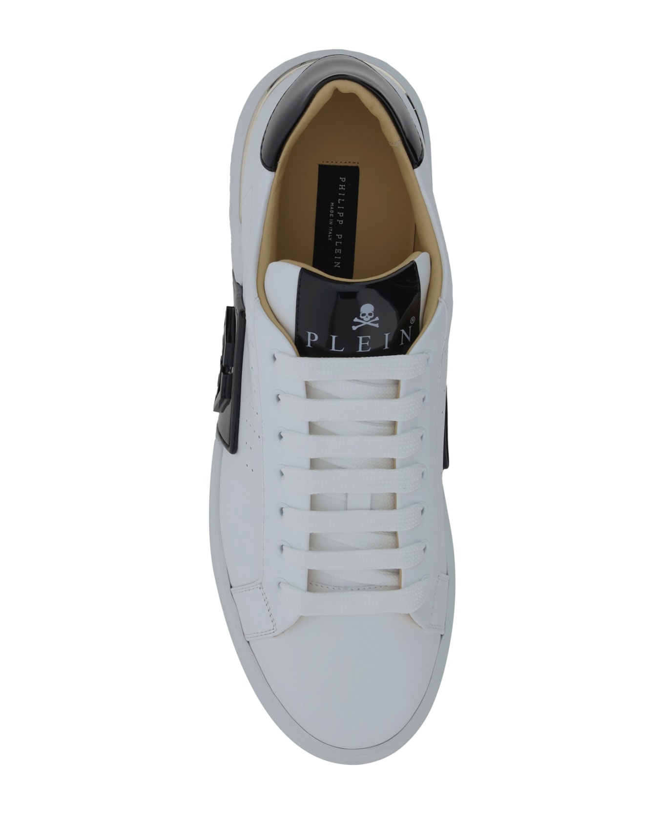 Philipp Plein Lo Top Sneakers - Bianco