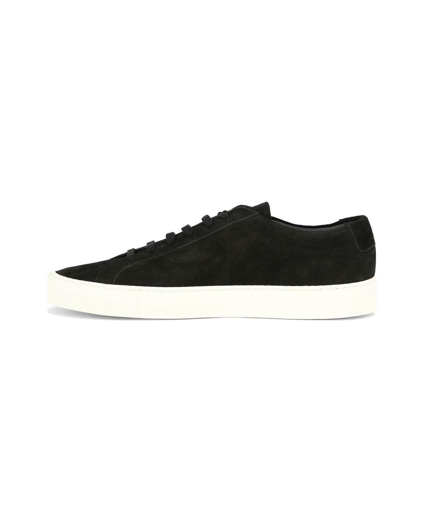 Common Projects Achilles Sneakers In Black Suede - Black スニーカー