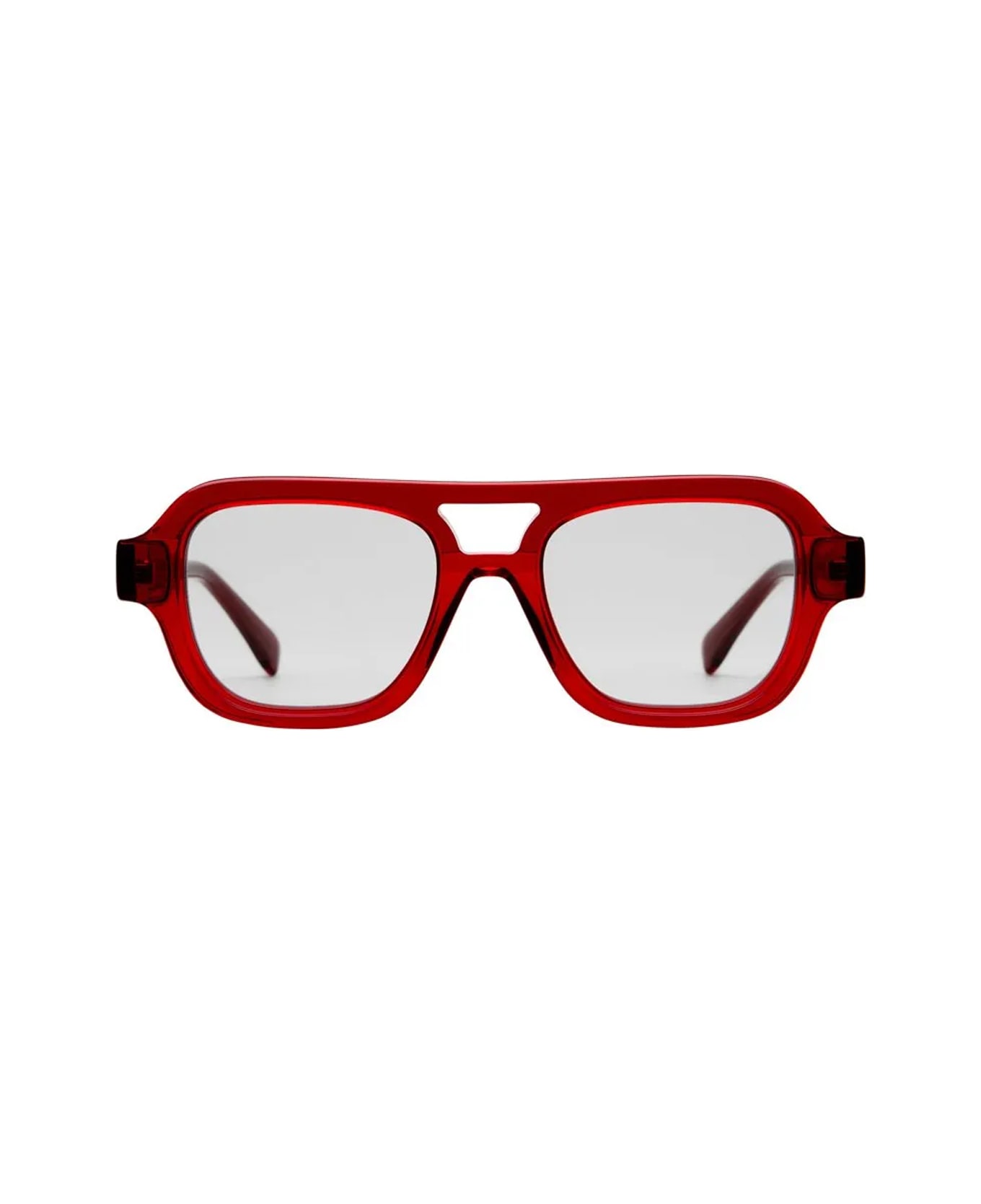 Kuboraum Maske S6 Red Dark Red Sunglasses - Rosso