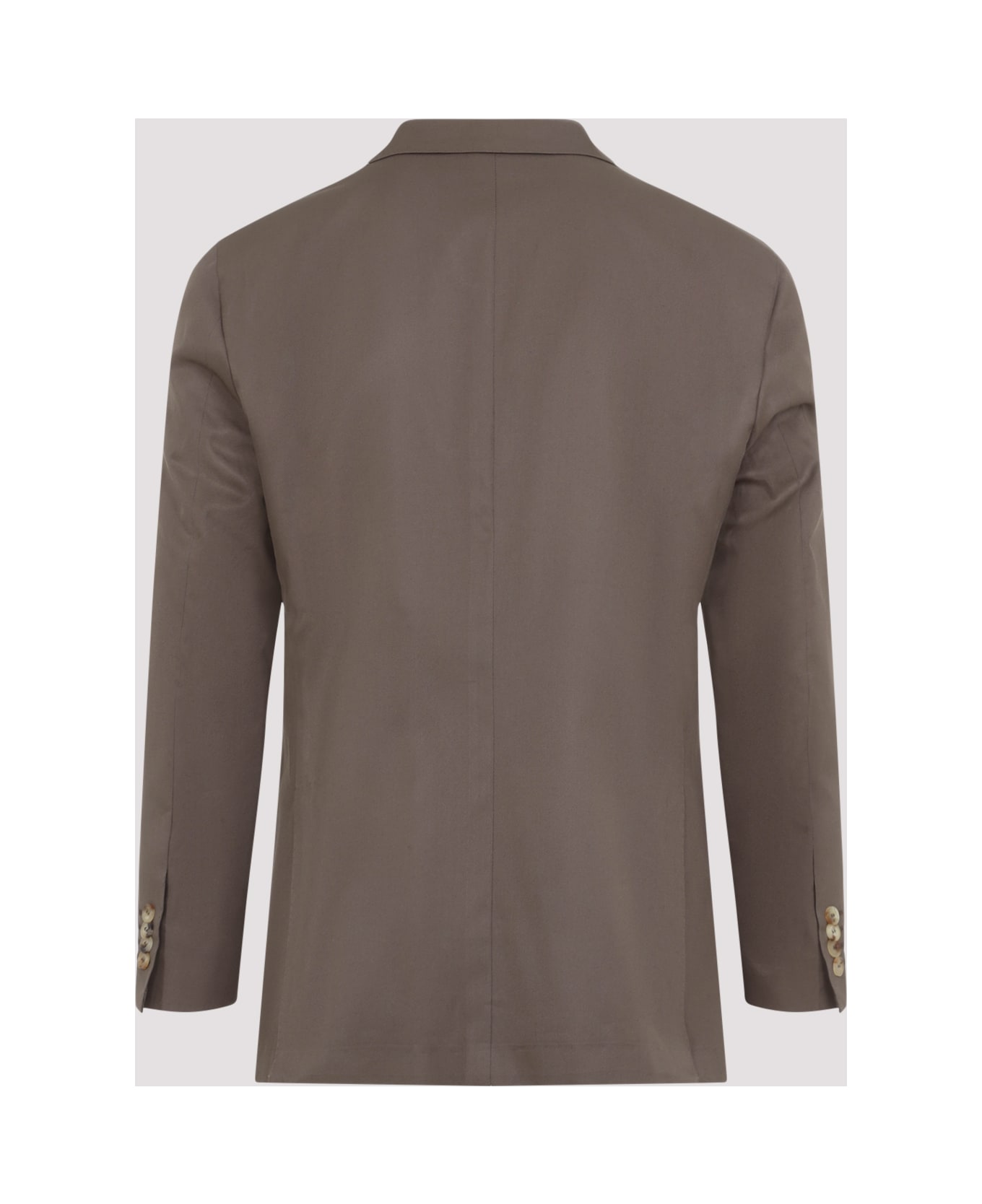 Kiton Cotton Suit - Fango