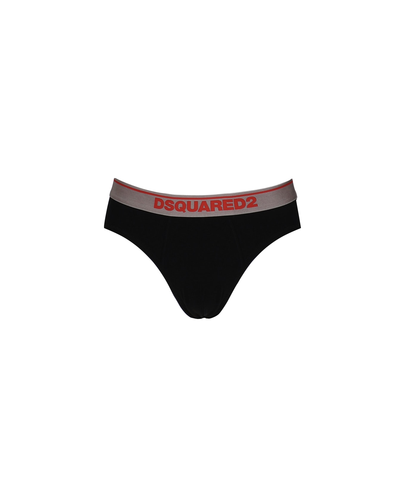 Dsquared2 Underwear Briefs In Stretch Cotton - Black ショーツ