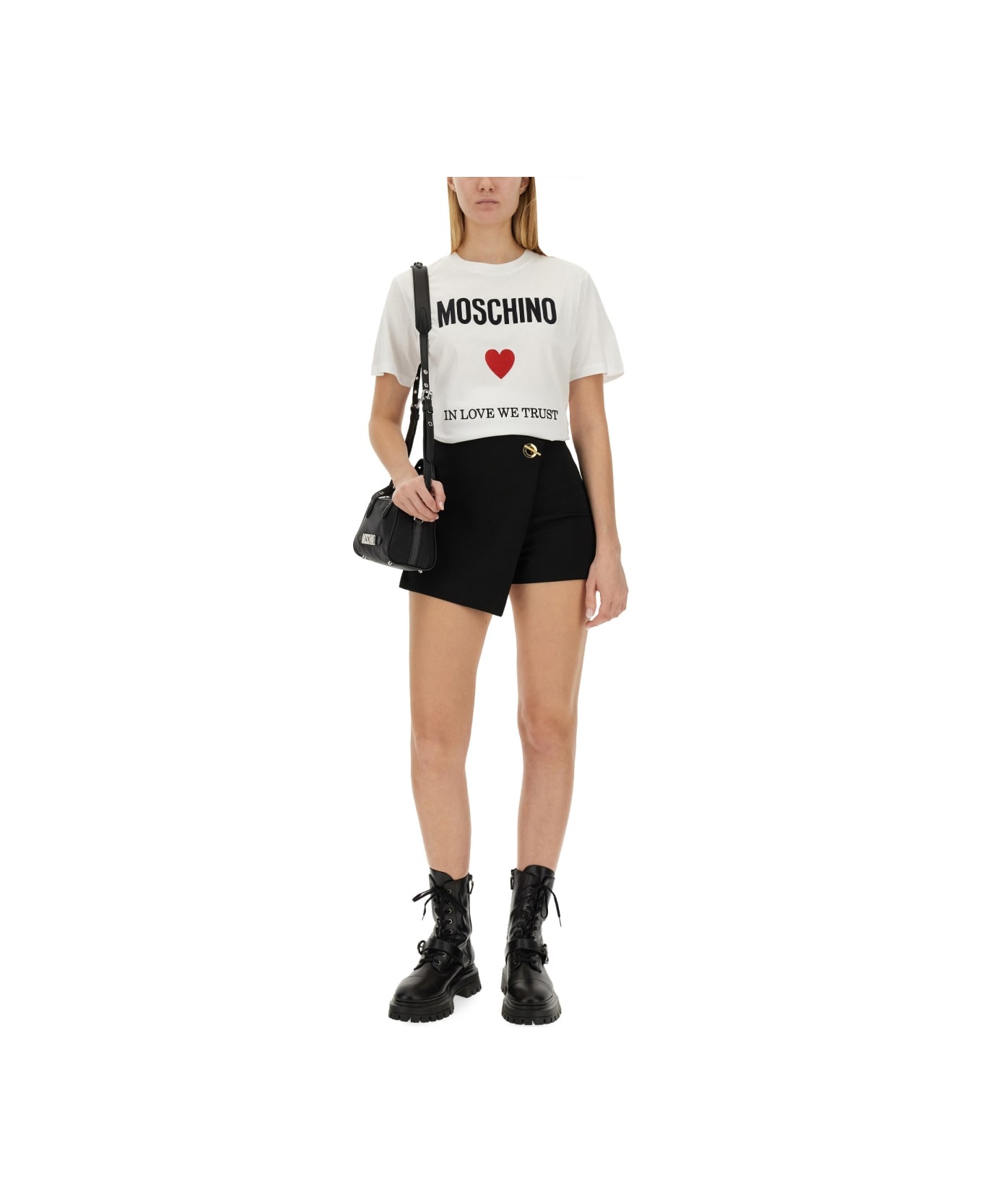 Moschino Wallet Skirt - BLACK