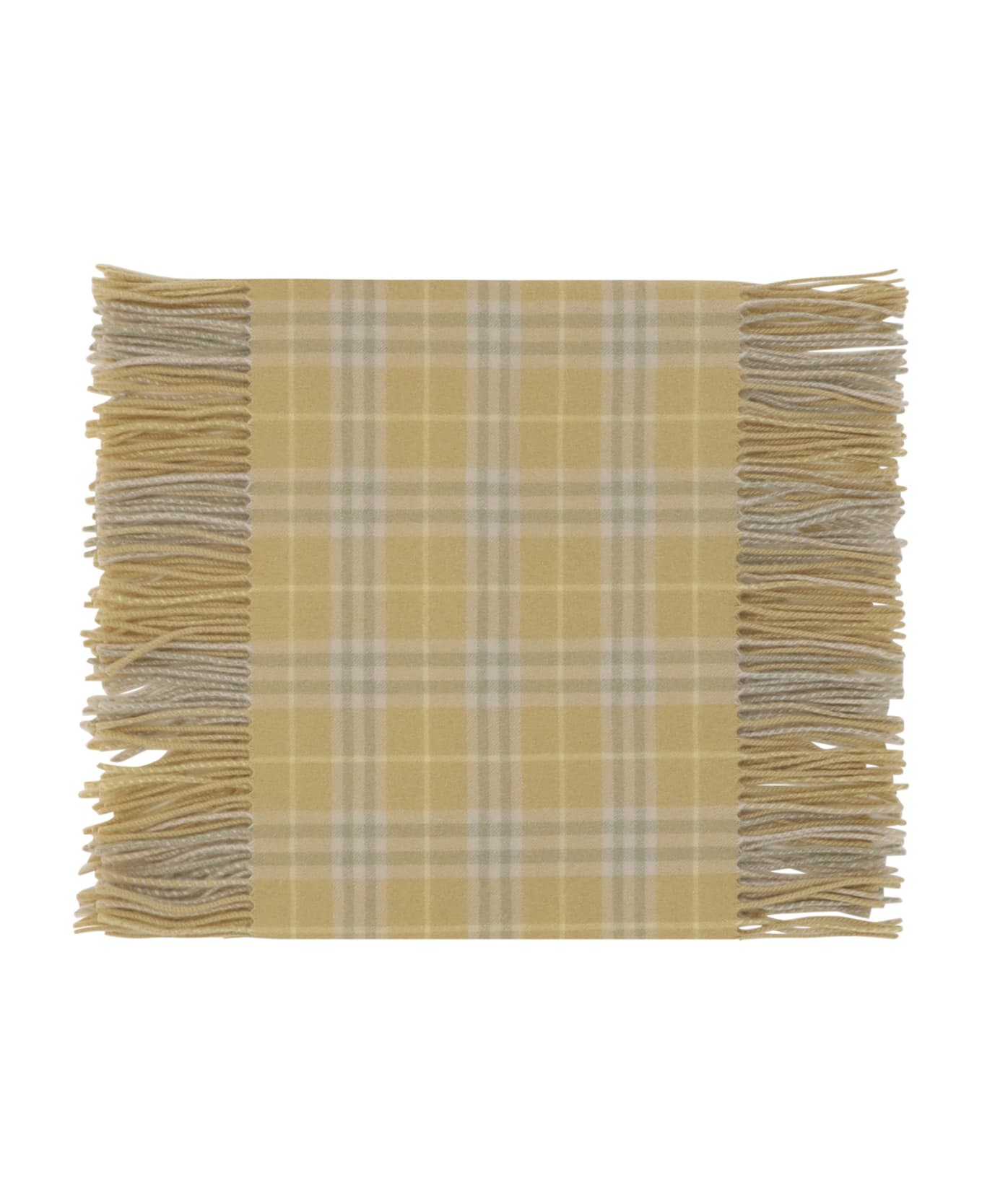 Burberry Cashmere And Linen Scarf - Beige