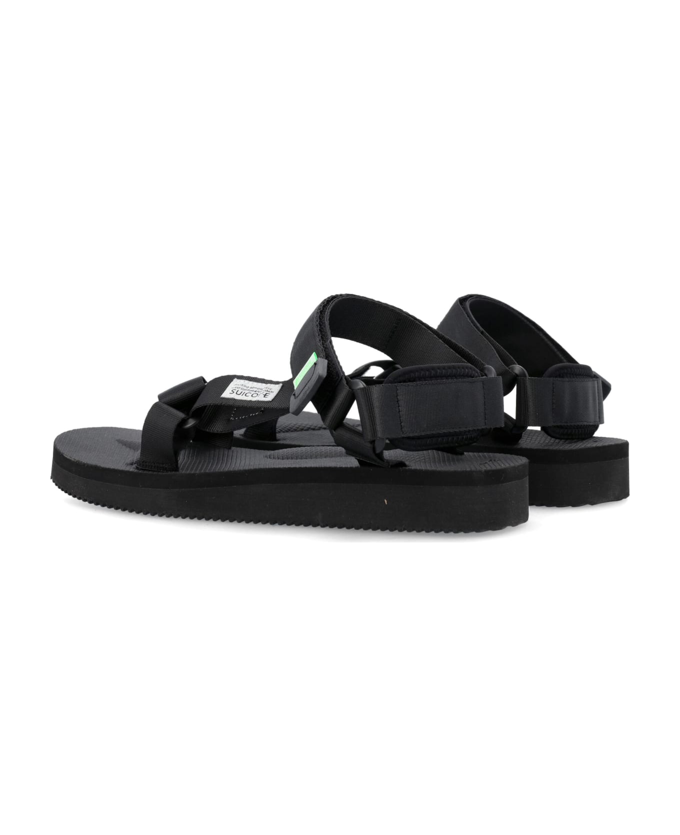 SUICOKE Depa-cab Strap Sandals - BLACK