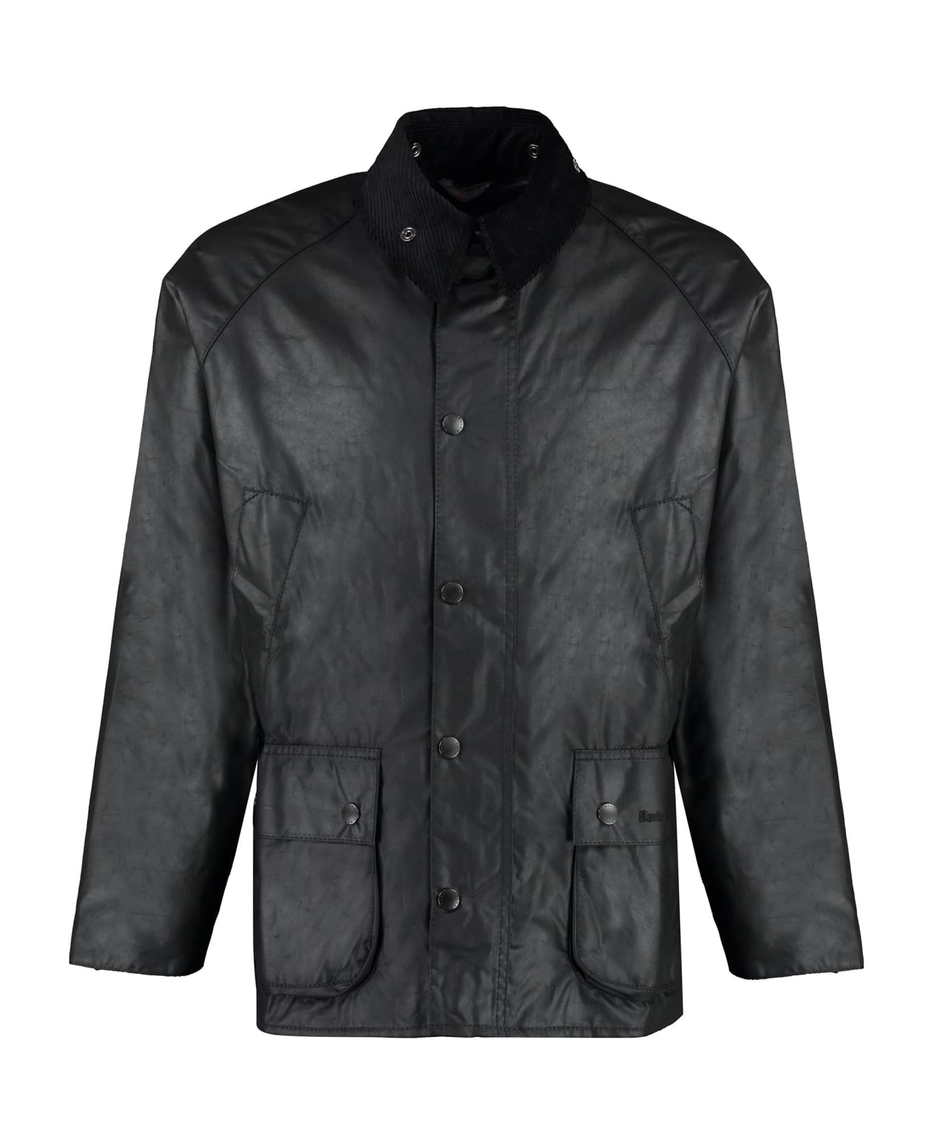 Barbour Bedale Waxed Cotton Jacket - black