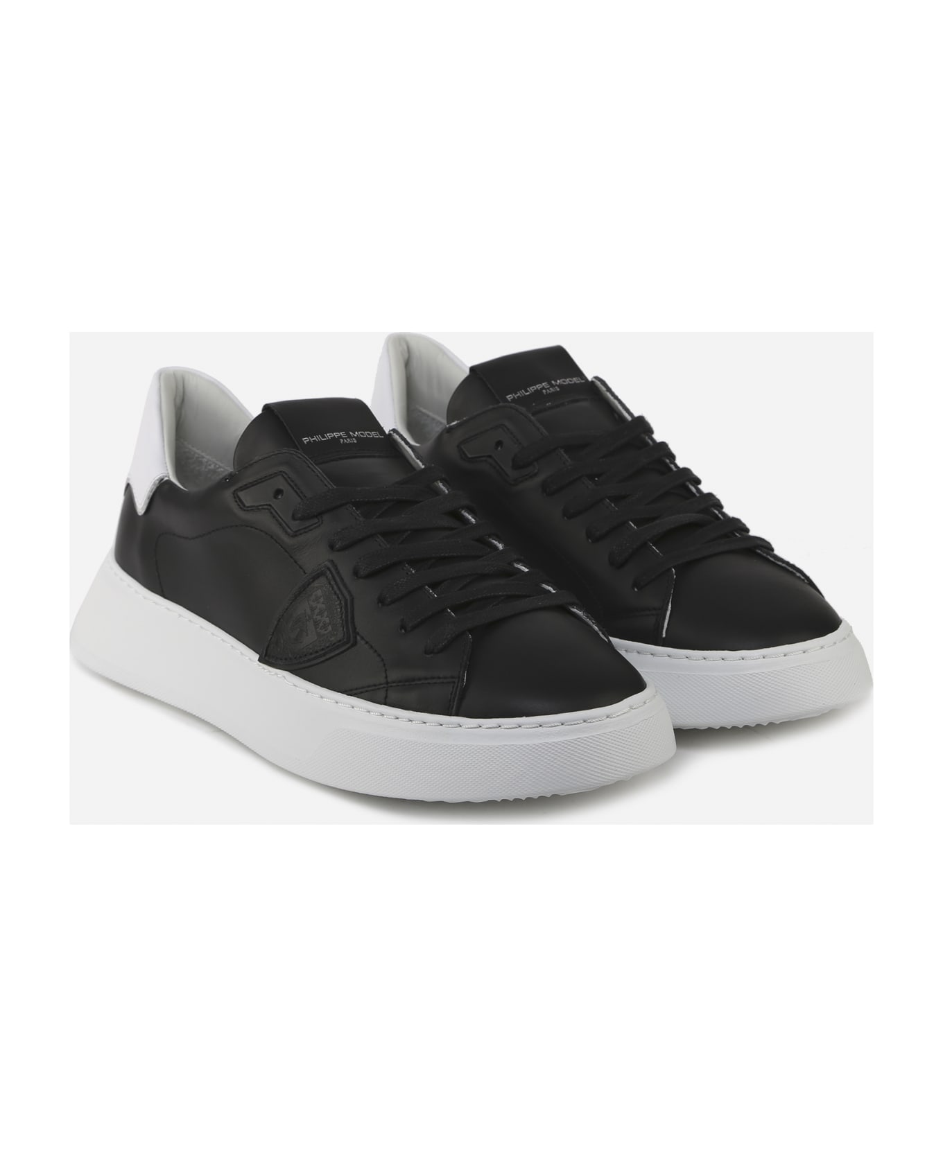 Philippe Model Temple Low Sneakers - Black