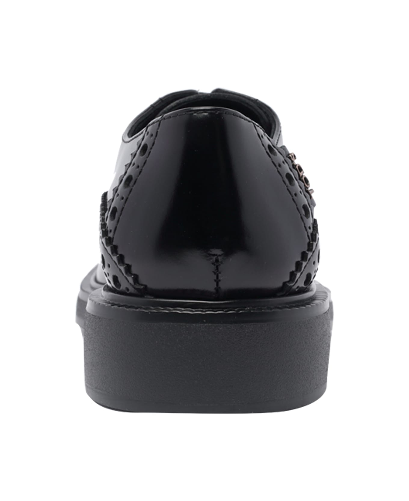 Tod's Leather Laced Up Shoes - Black