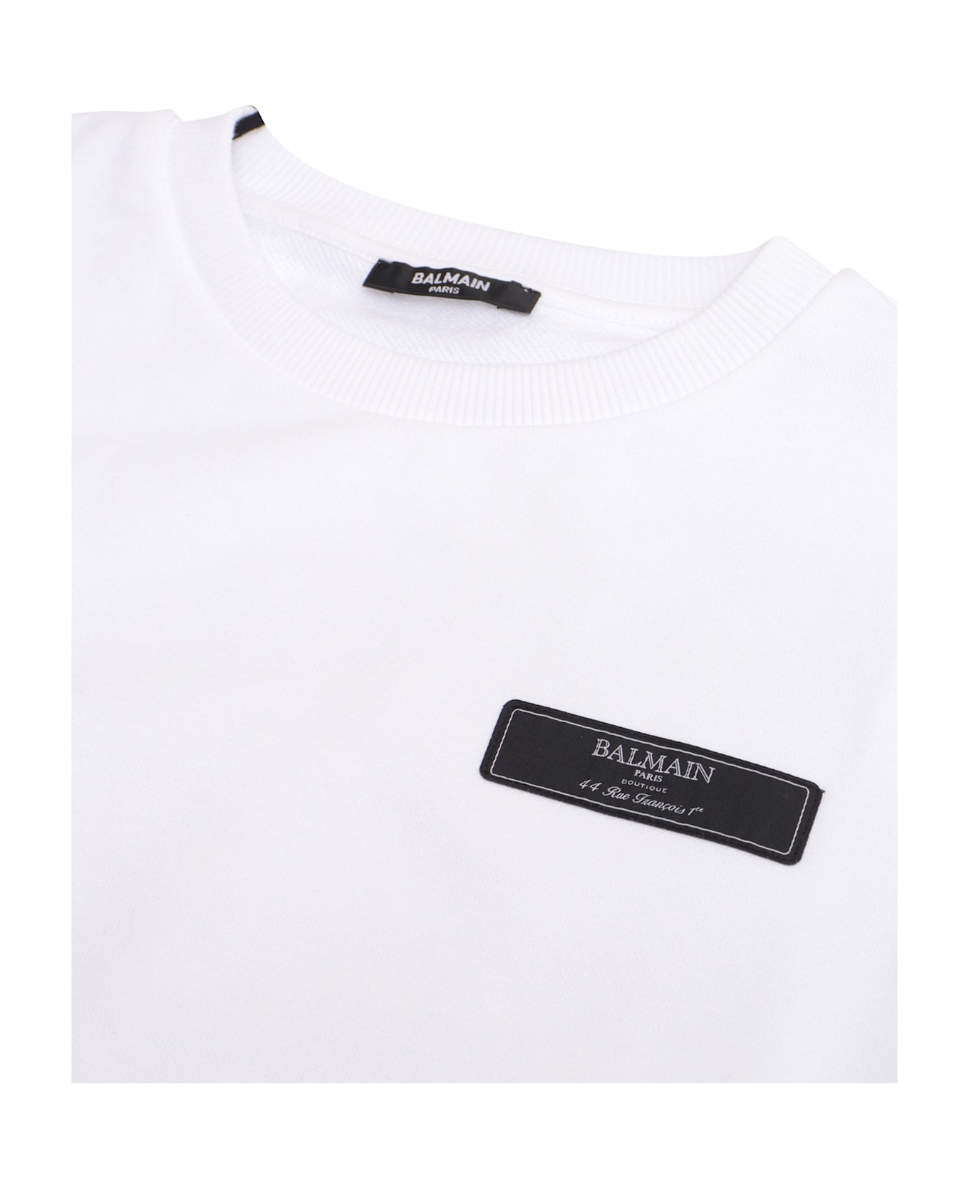 Balmain Sweatshirt - WHITE