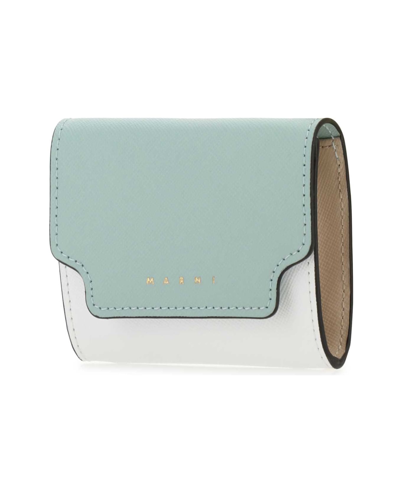 Marni Two-tone Leather Coin Purse - Z120N