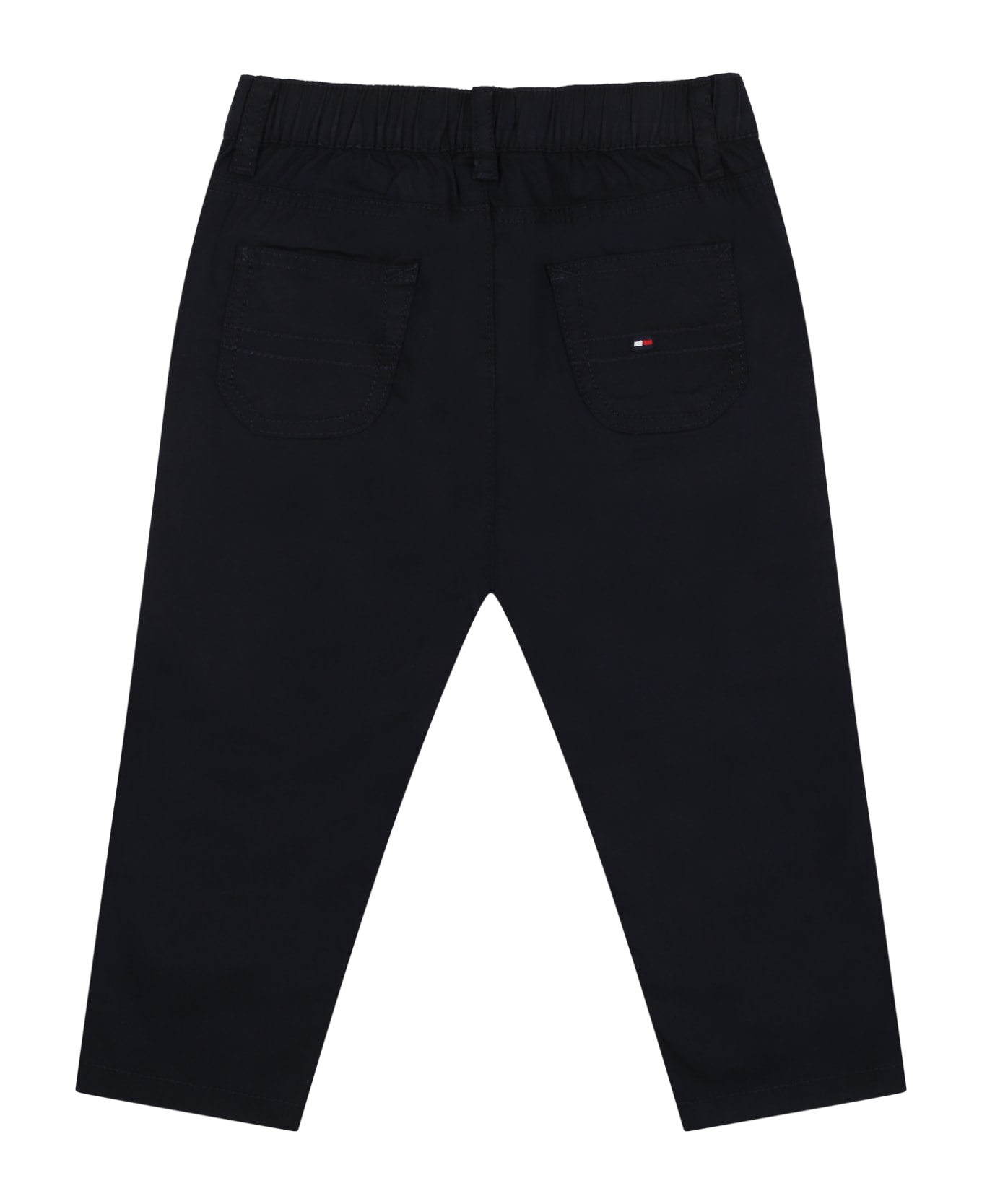 Tommy Hilfiger Blue Trousers For Baby Boy - Blue