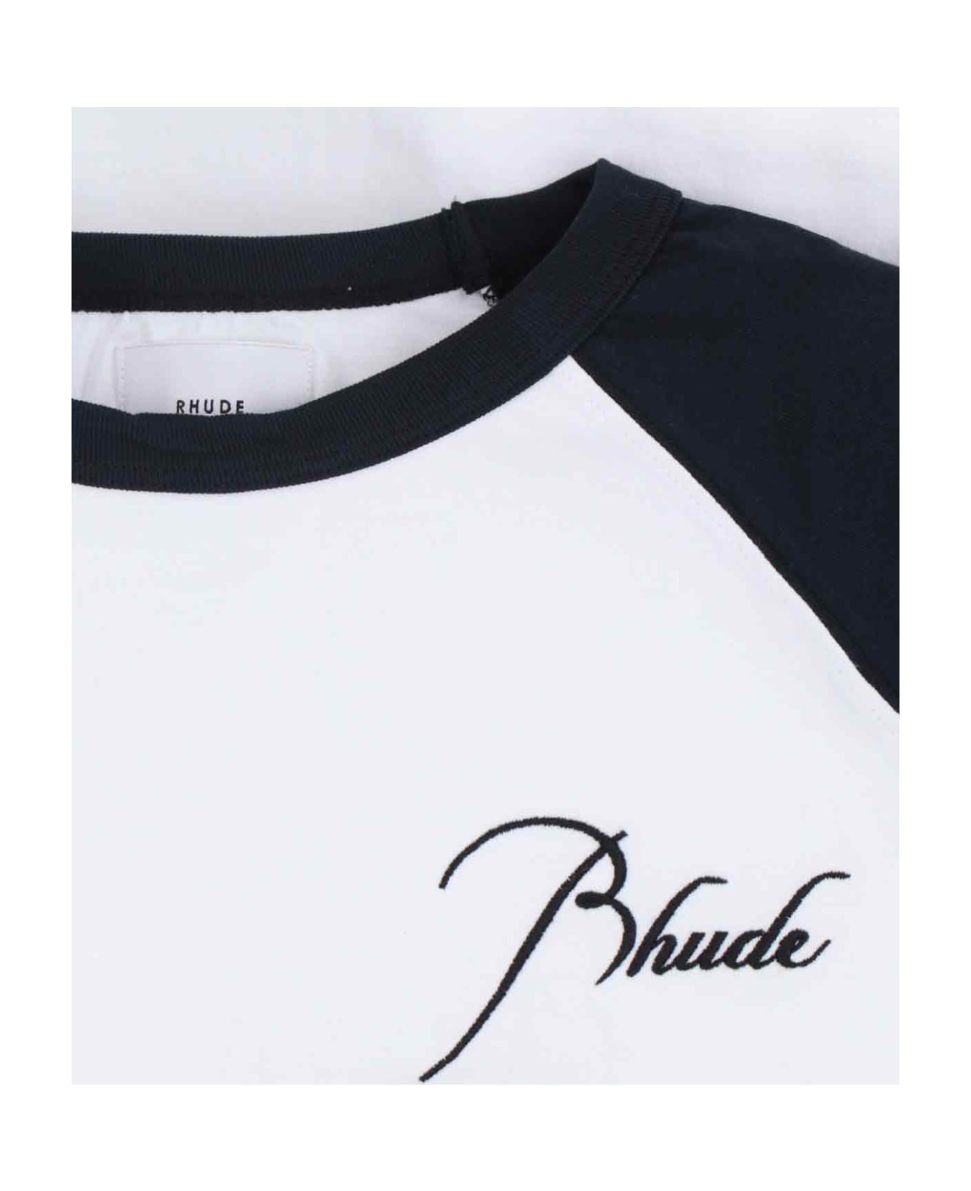 Rhude Embroidered T-shirt - White