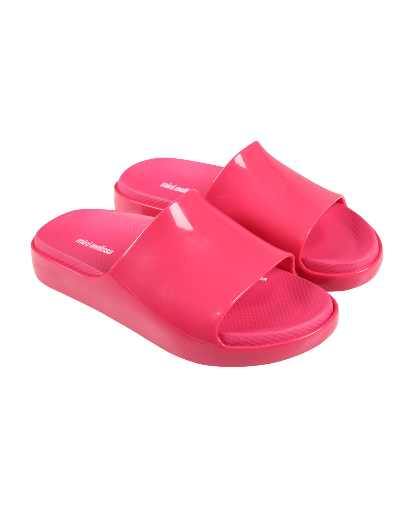 Melissa Fuchsia Sandals For Girl - Fuchsia シューズ