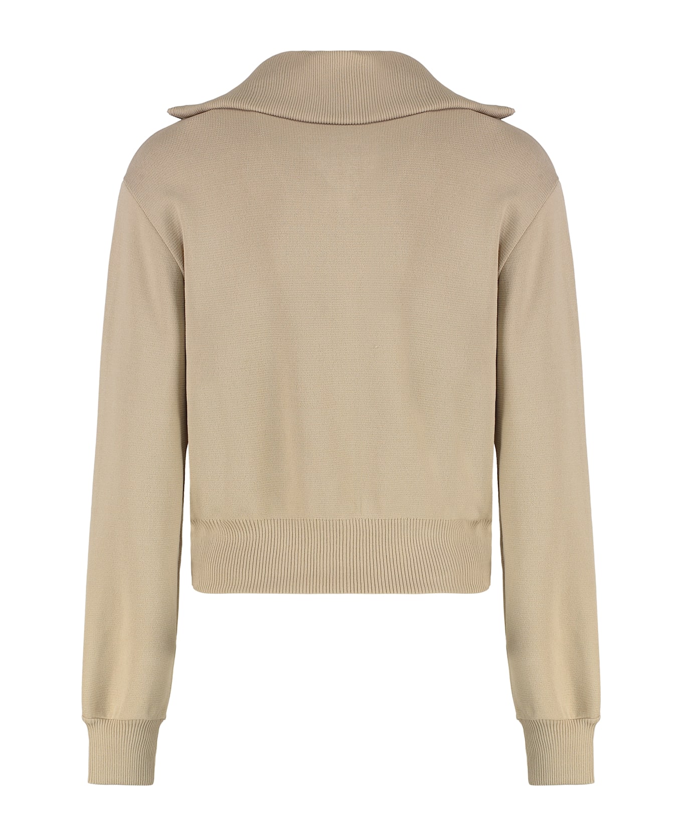 Autry Viscose Knit Jacket - Beige