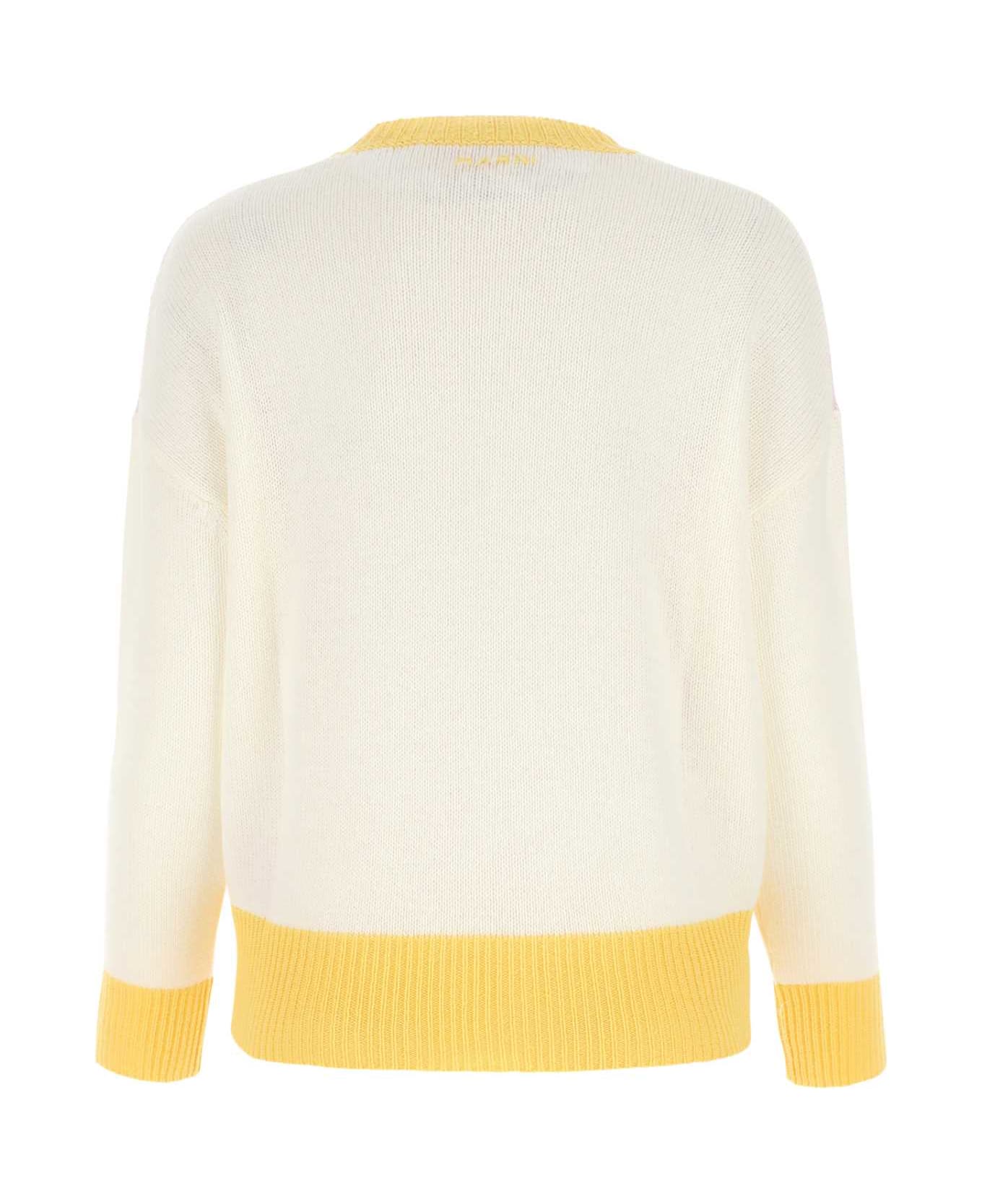 Marni Multicolor Cashmere Oversize Sweater - MXC17