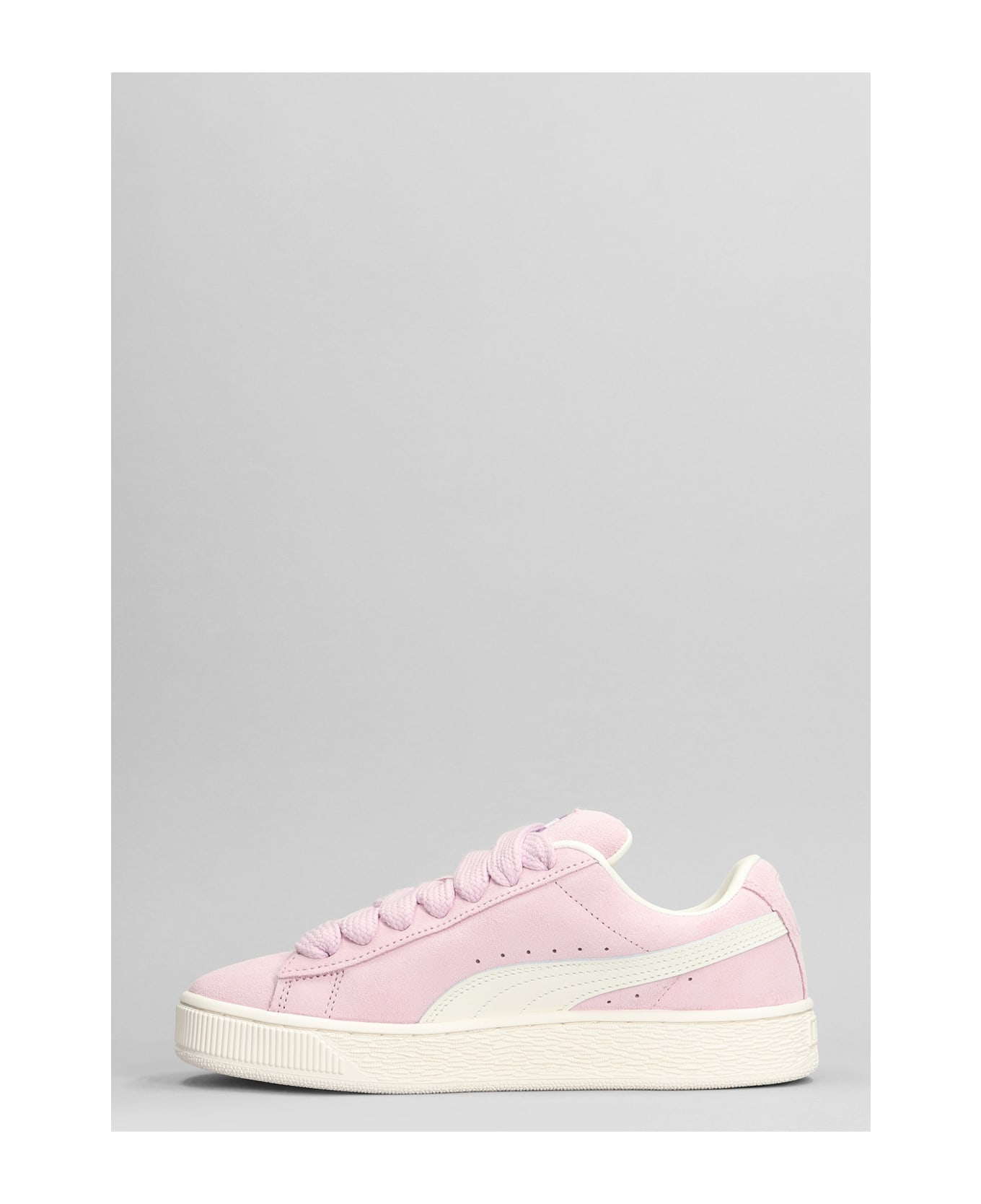 Puma Suede Xl Grape Sneakers In Rose-pink Suede - rose-pink