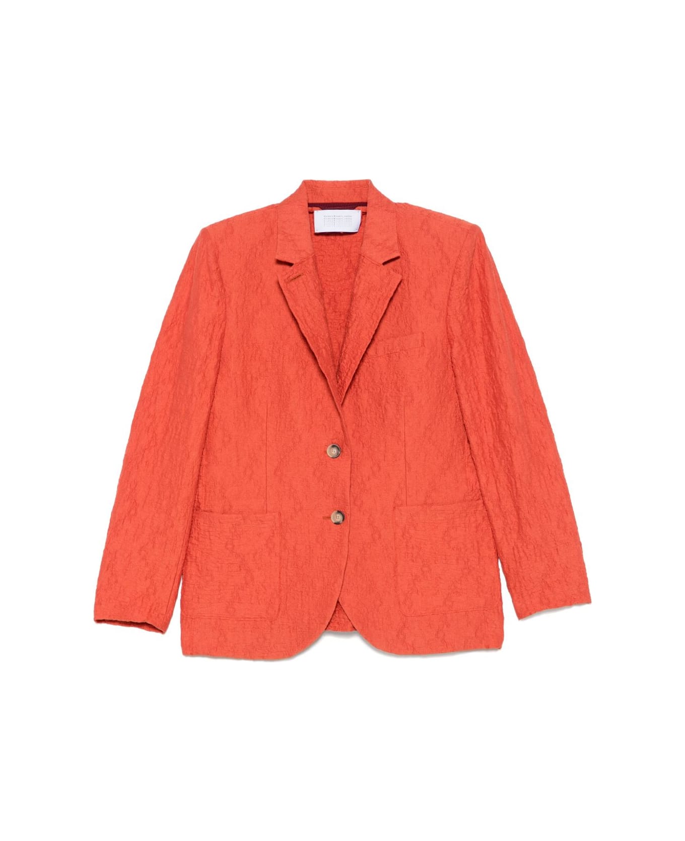 Harris Wharf London Cotton Blend Blazer Jacket - Orange