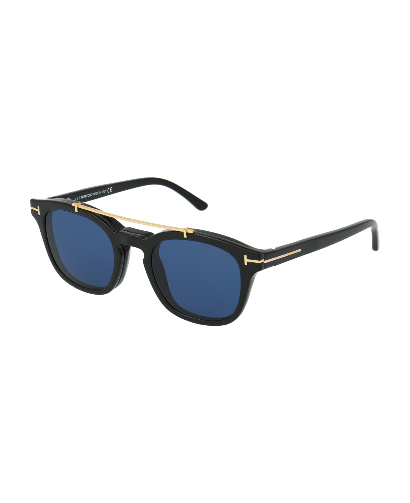 Tom Ford Eyewear Ft5532-b Glasses - 01V Nero Lucido / Blu
