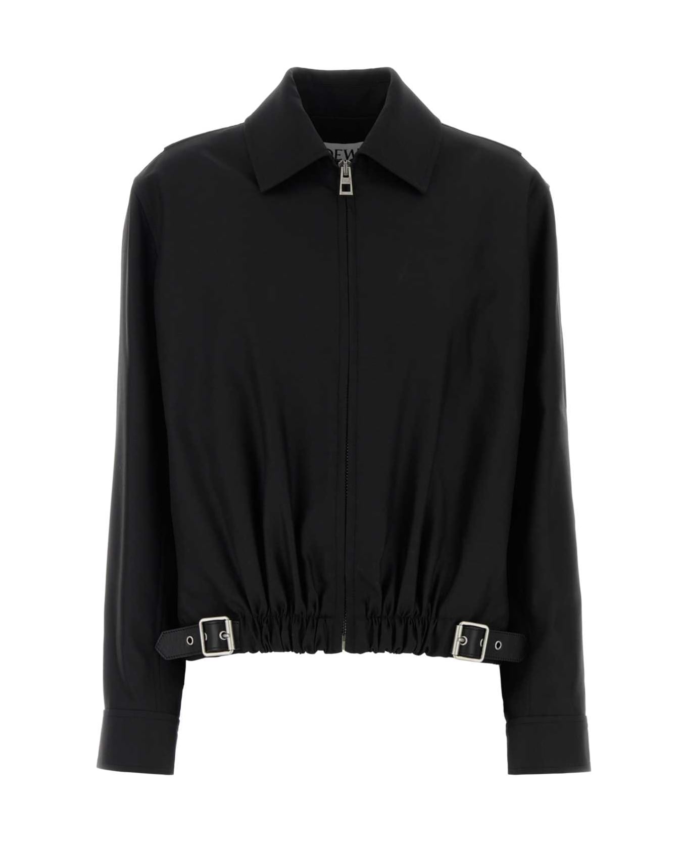 Loewe Black Wool Blend Jacket - BLACK