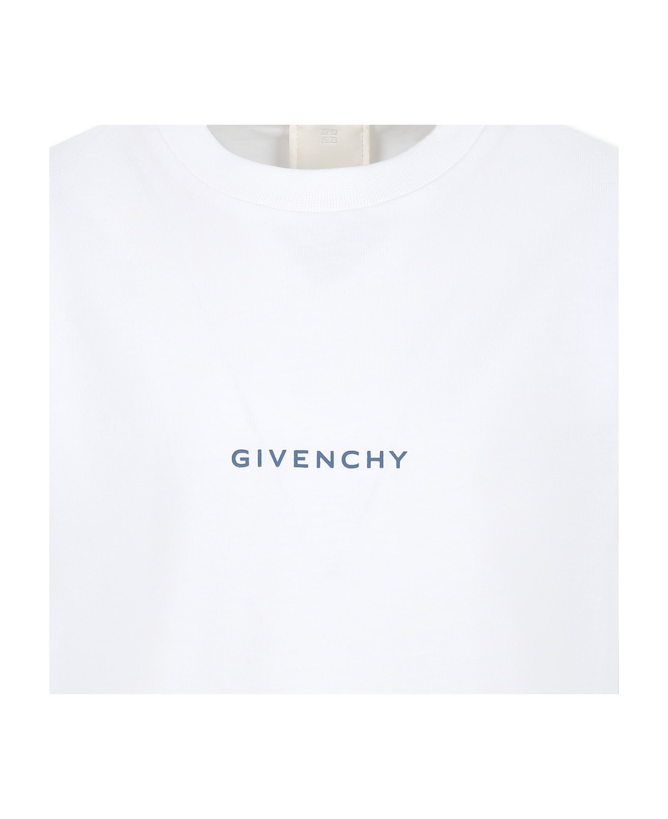 Givenchy White T-shirt For Boy With Logo - White