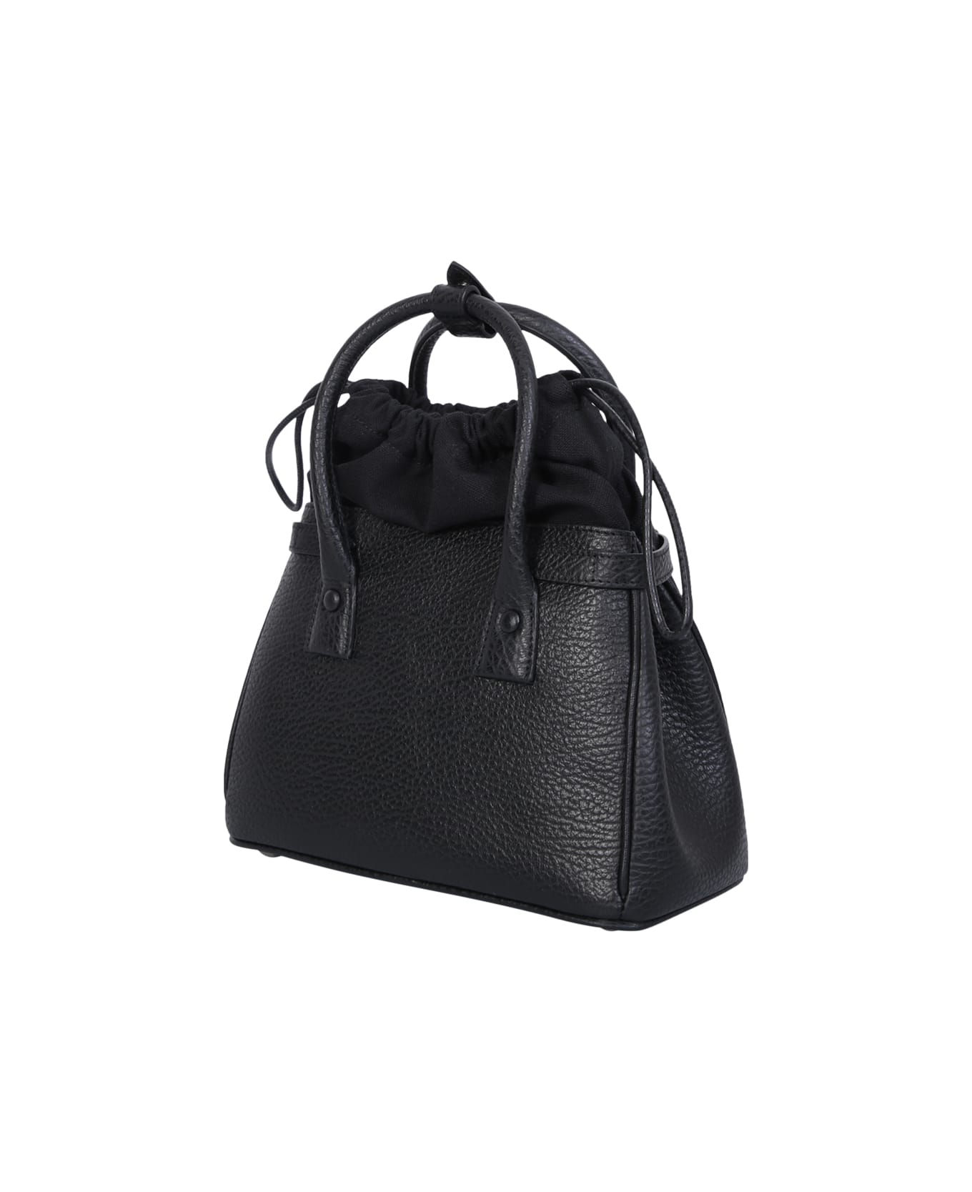 Maison Margiela 5ac Mini Drawstring Bag - Black トートバッグ