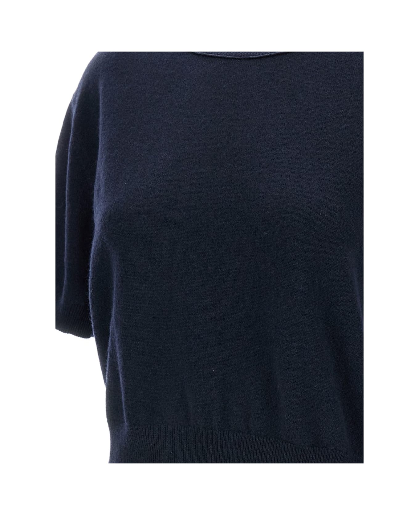 Lisa Yang Genevra Cashmere Top - Blue