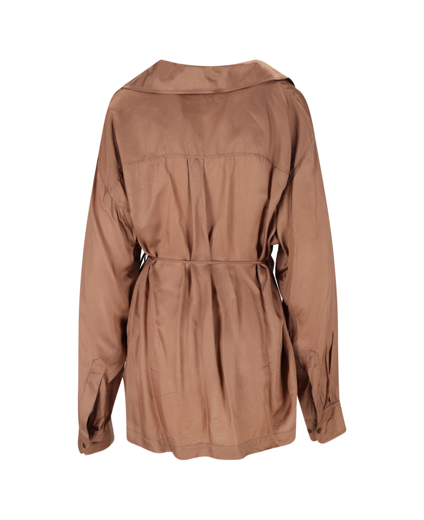 Dries Van Noten Asymmetric Shirt - NUDE