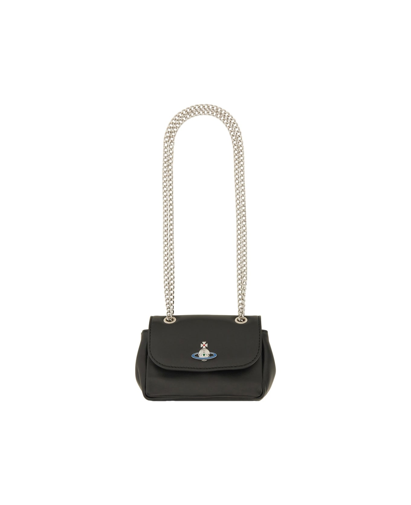 Vivienne Westwood Borsa Con Catena Small - BLACK