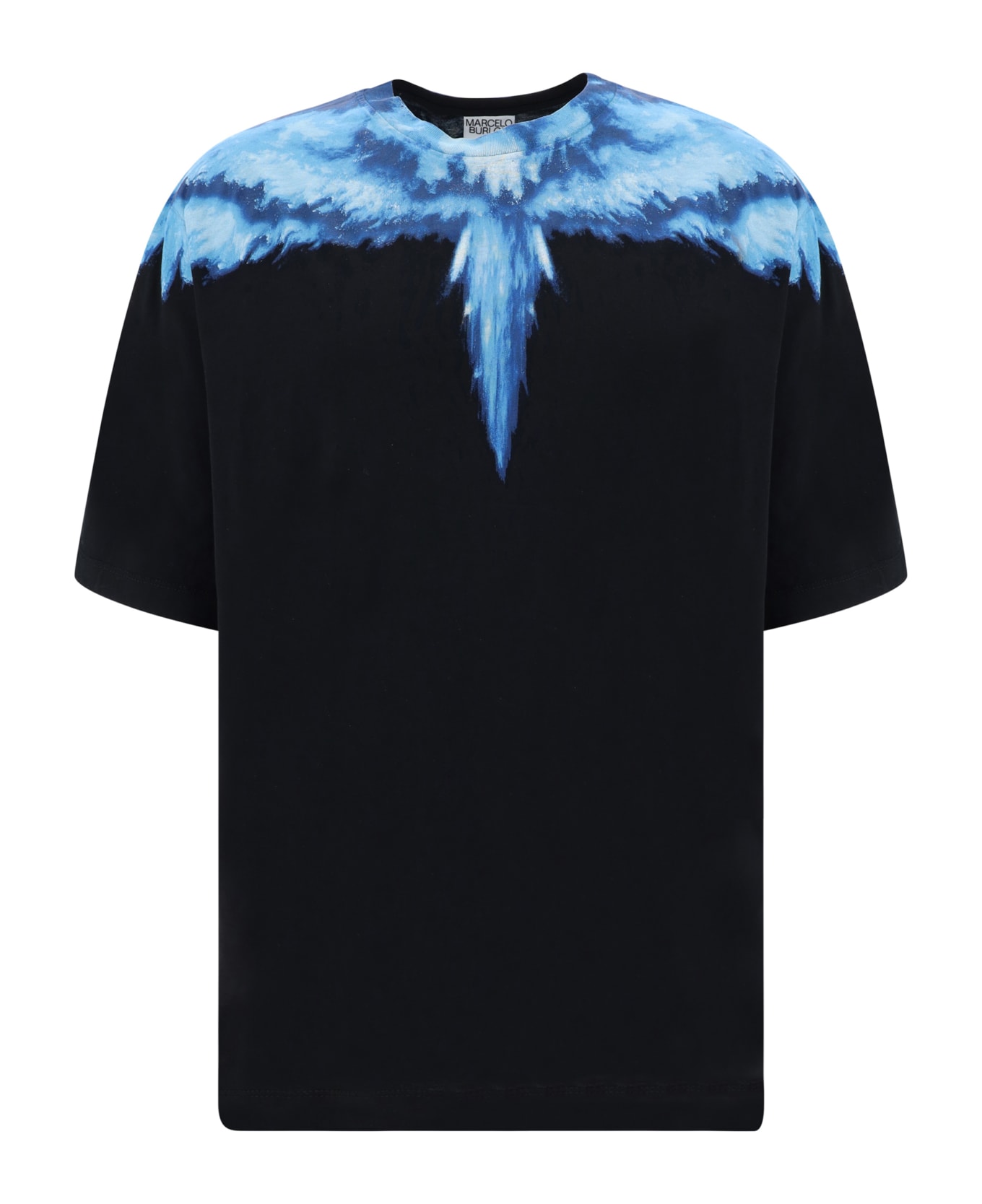 Marcelo Burlon Colordust Wings T-shirt - Black Blue