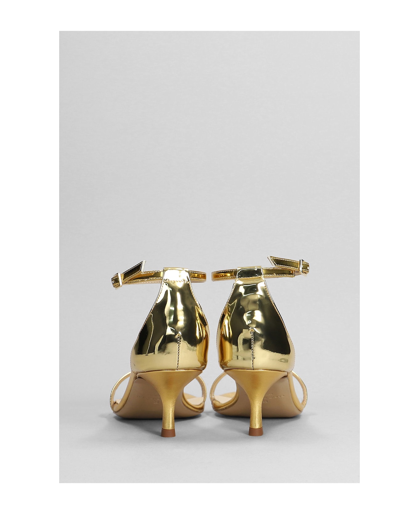 Fabio Rusconi Sandals In Gold Leather - gold
