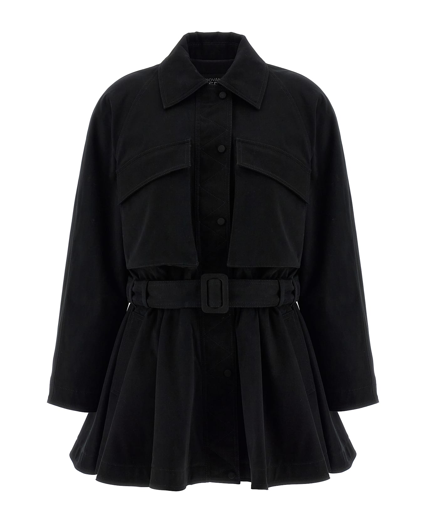 Giovanni Bedin Belted Dress - Black  
