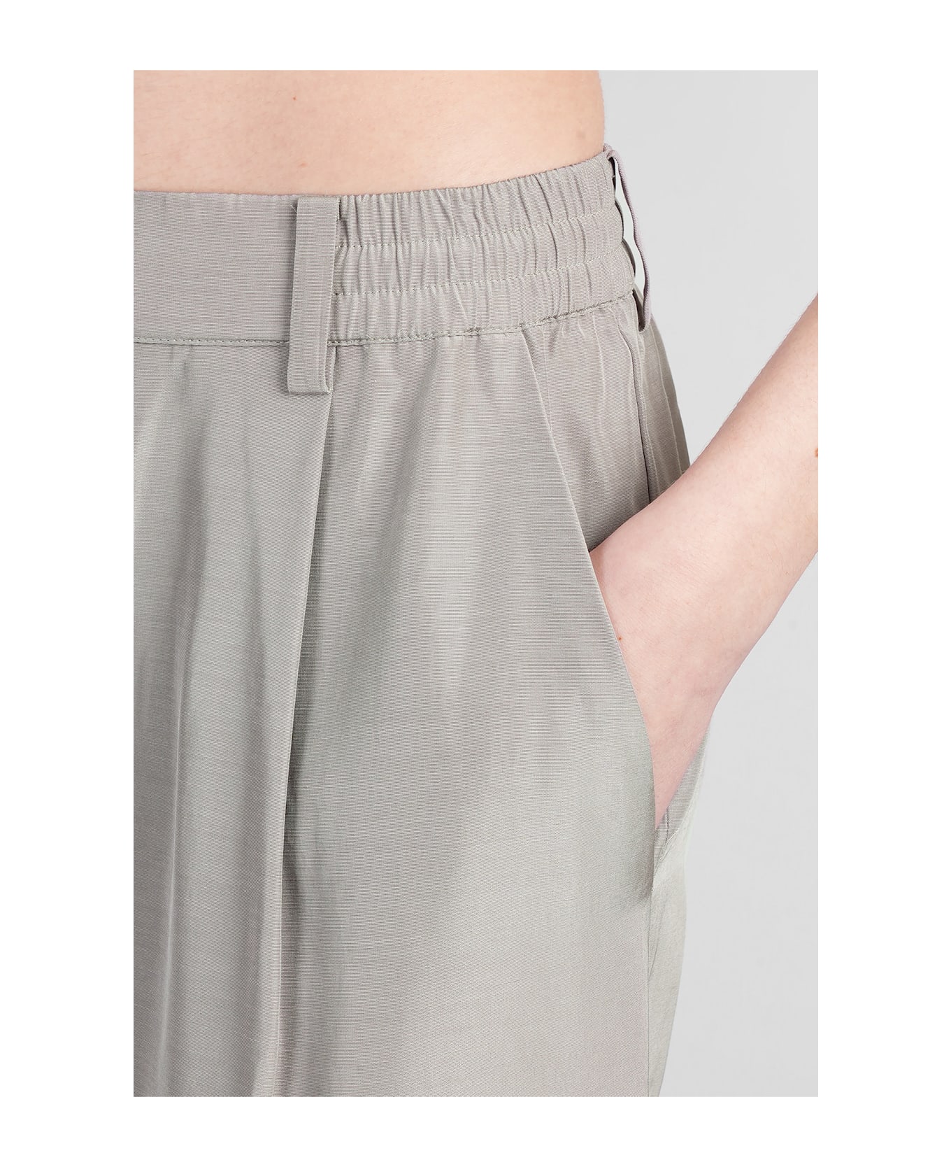 Simkhai Sydnie Pants In Grey Acetate - grey