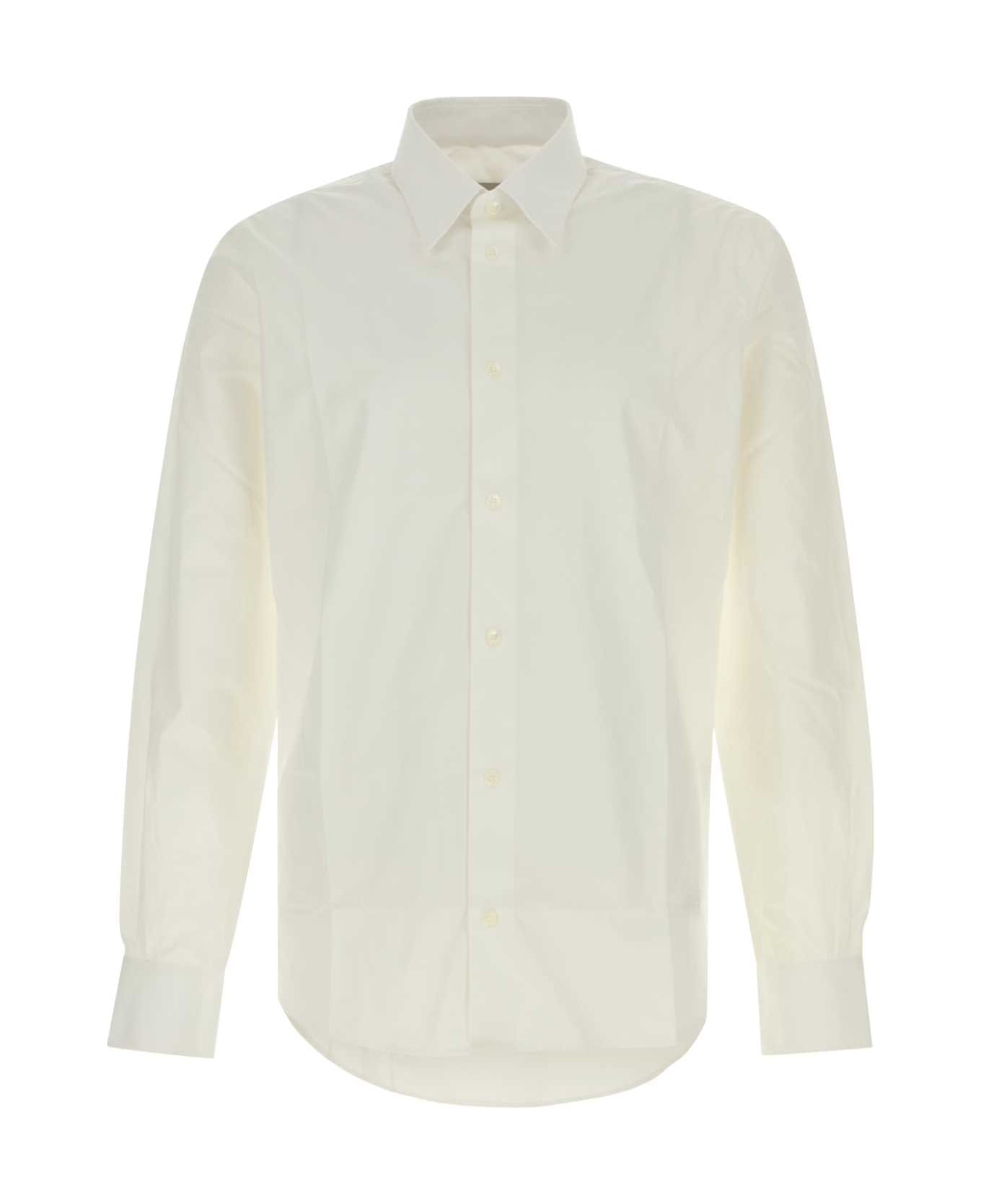 Ami Alexandre Mattiussi White Poplin Shirt - White
