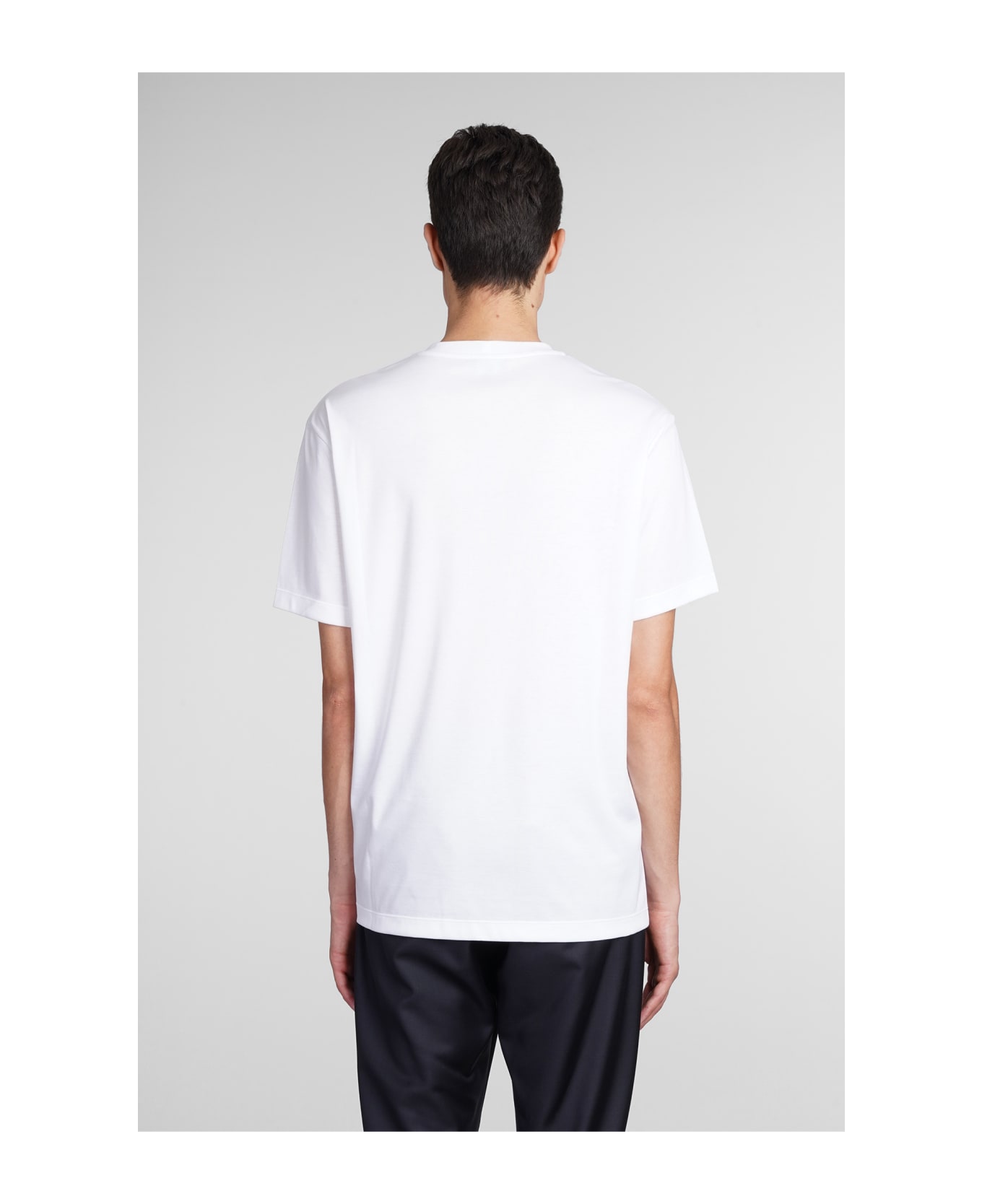 Giorgio Armani T-shirt In White Cotton - white