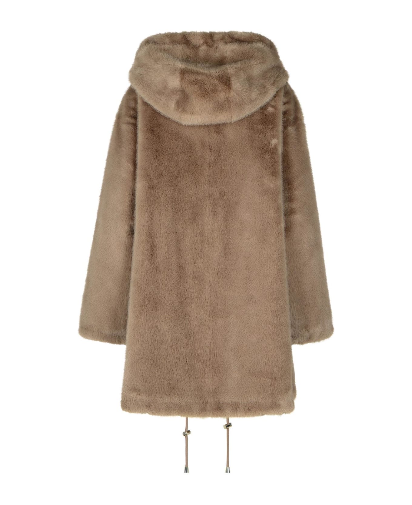 Parosh 
pathos
 Beige Polyester Parka - Beige