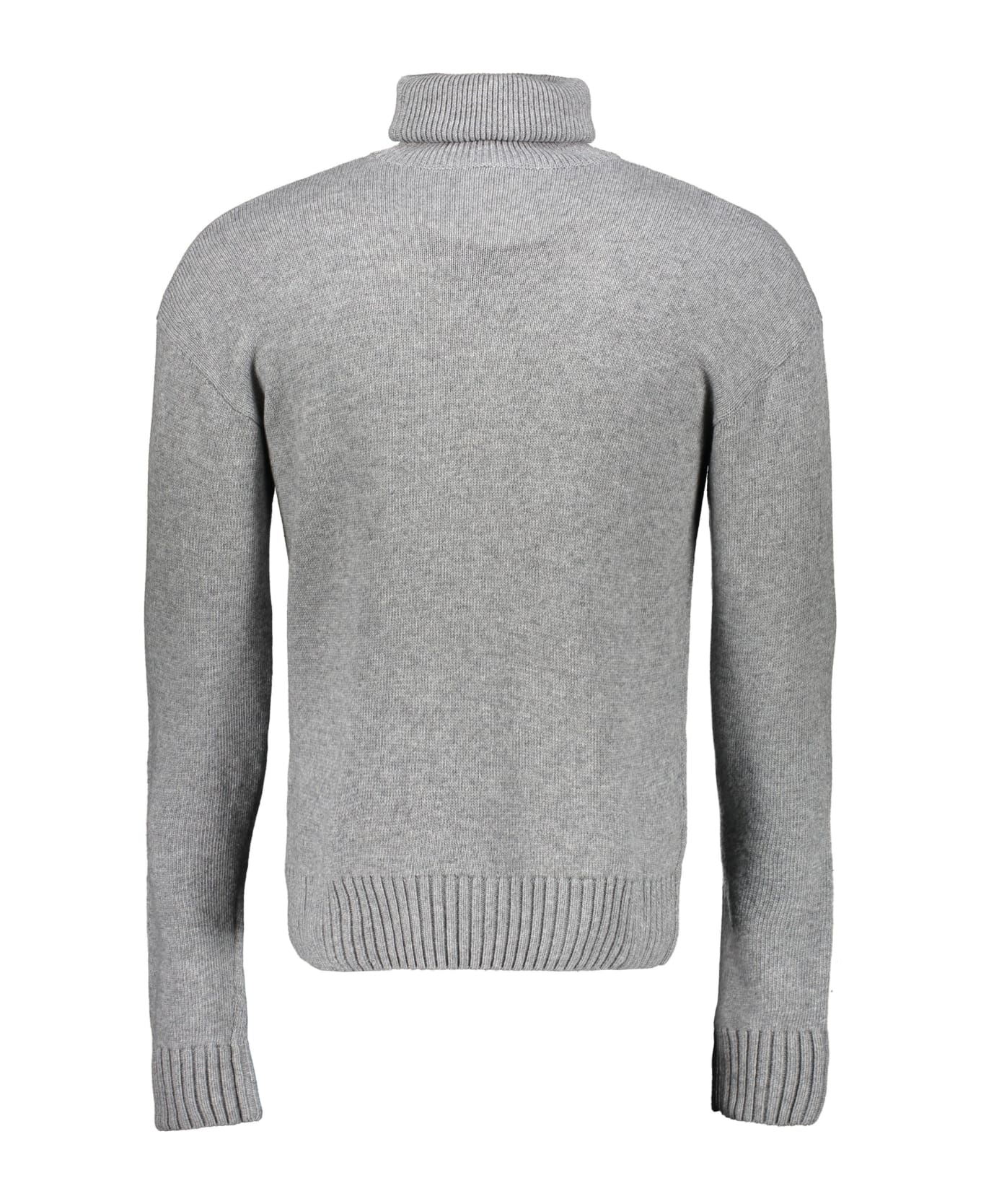 Off-White Turtleneck Sweater - grey
