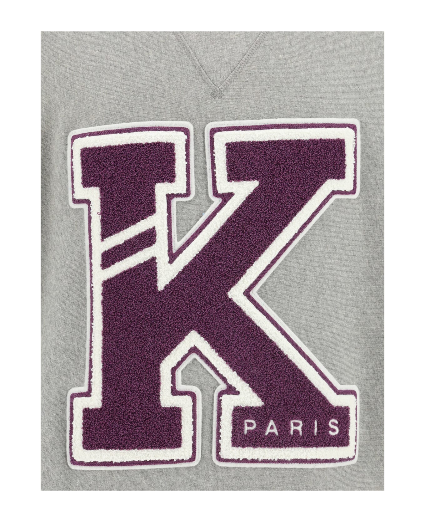 Kenzo Cotton Varsity Sweatshirt - grey フリース