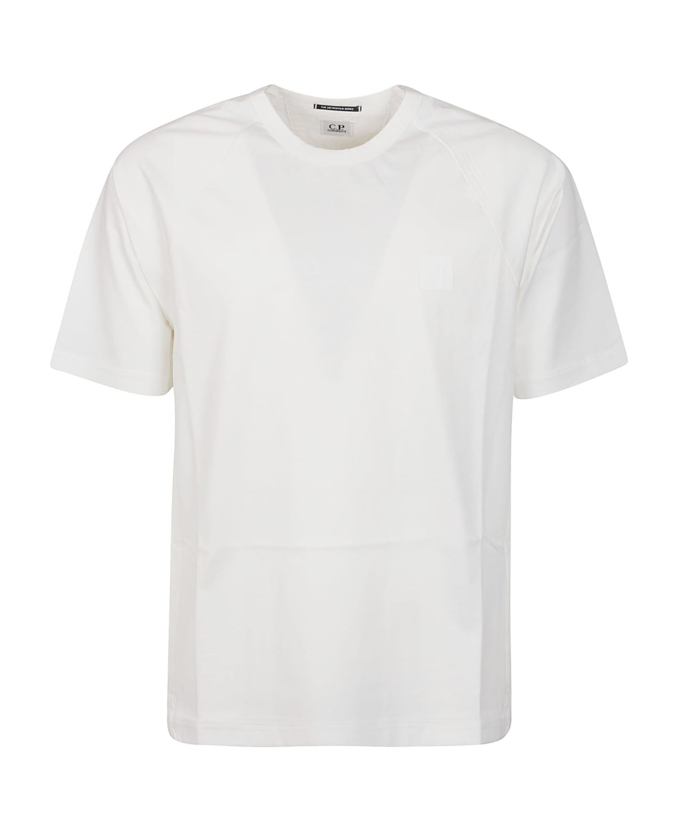 C.P. Company Metropolis Mercerized Jersey Logo T-shirt - White