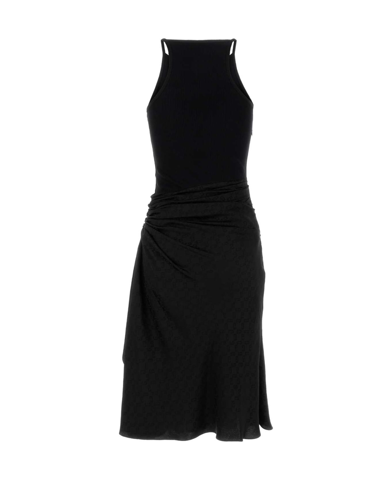 Givenchy Black Stretch Cotton Dress - BLACK