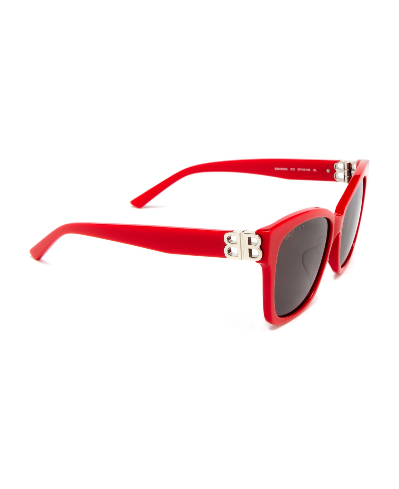 Balenciaga Eyewear Bb0102sa Sunglasses - Red サングラス