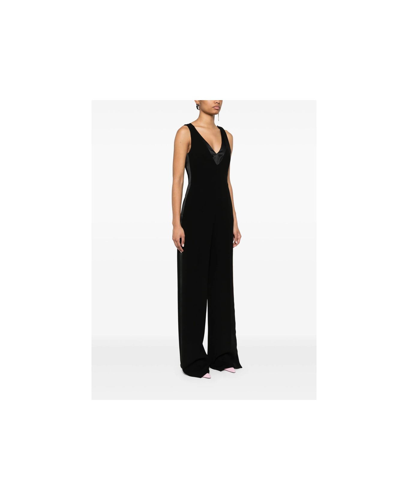 Max Mara Pianoforte Jumpsuit - BLACK