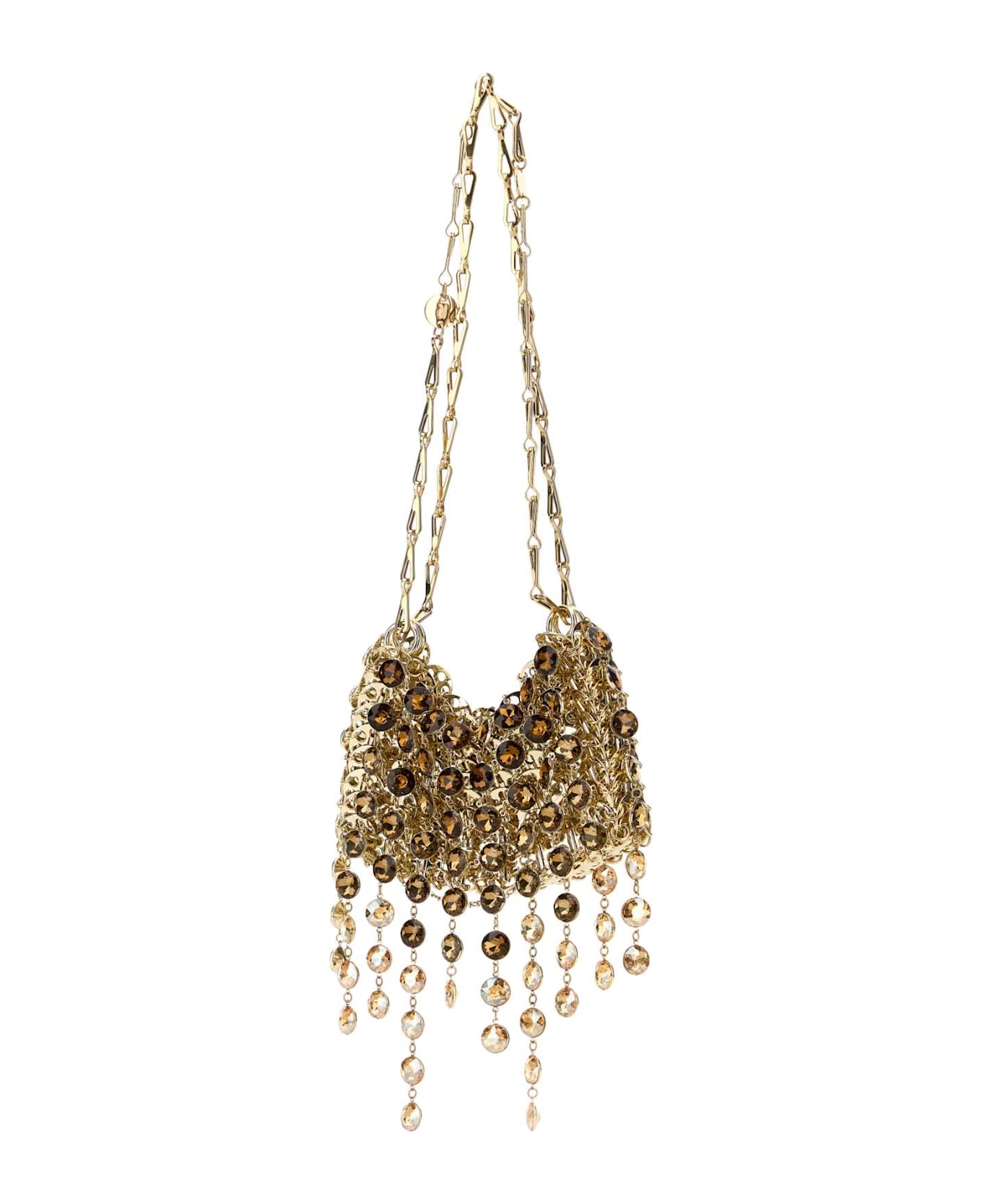 Paco Rabanne Gold Metal Mesh 1969 Shoulder Bag - GOLDTOPAZ