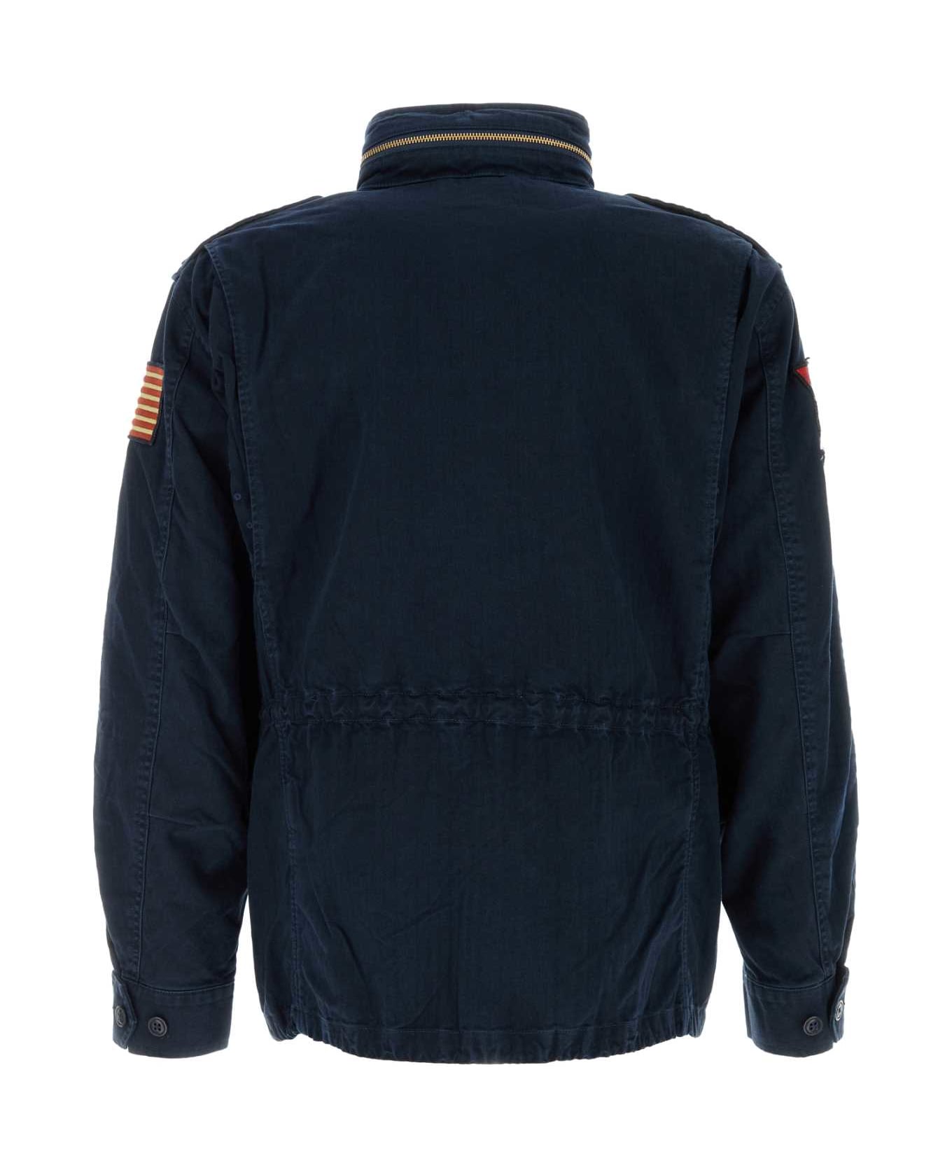 Ralph Lauren Dark Blue Denim Jacket - AVIATOR NAVY