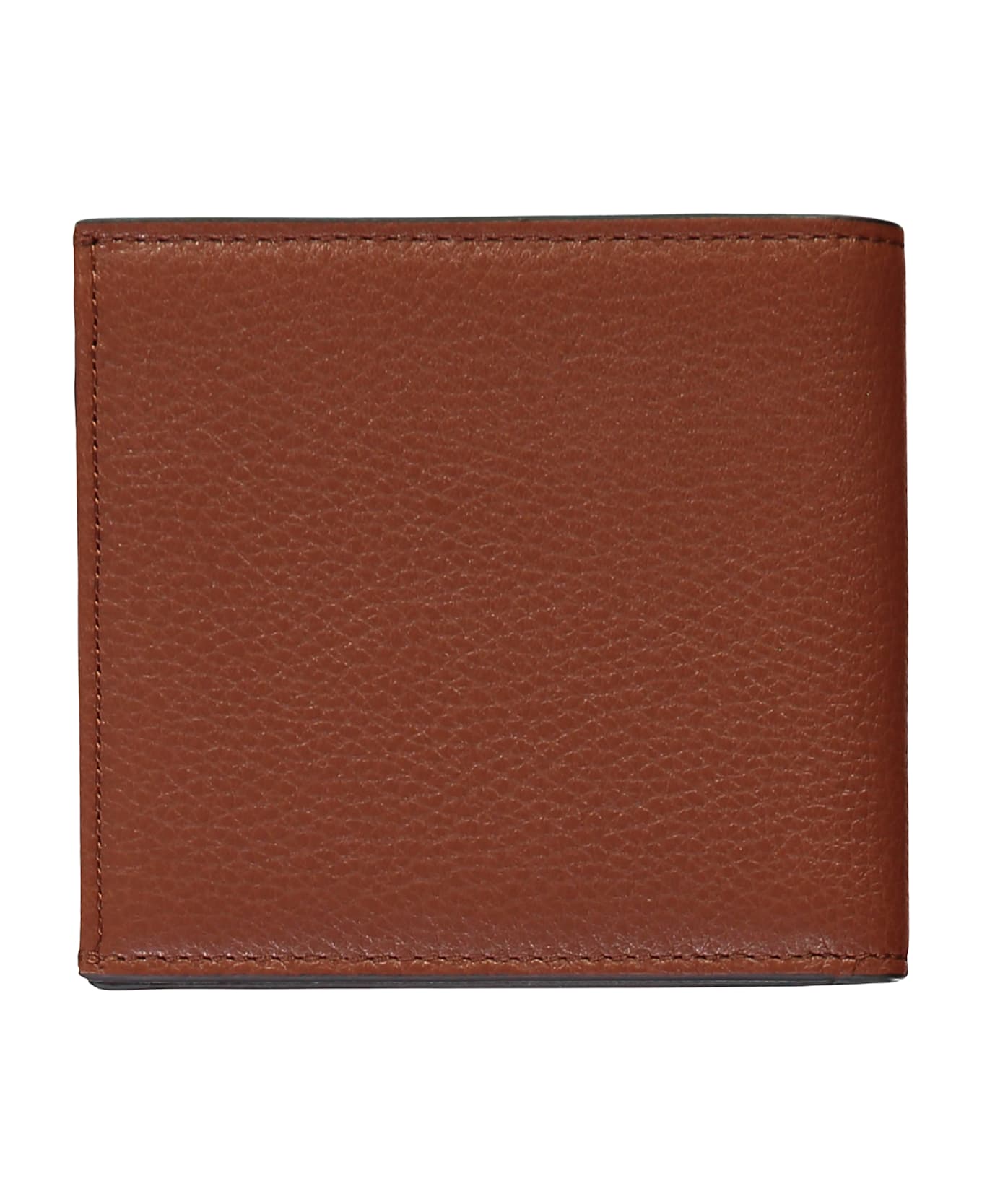Valentino Garavani Leather Wallet - Camel
