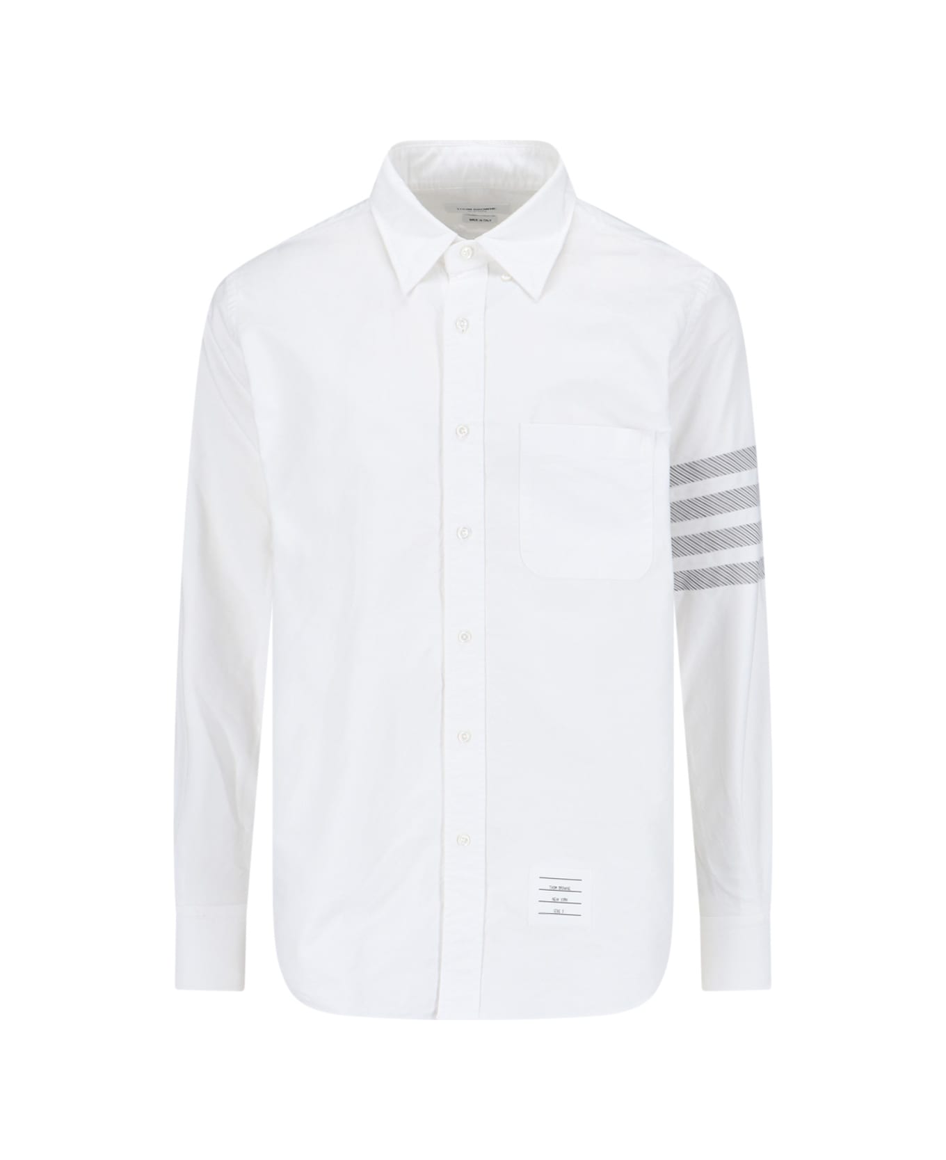 Thom Browne '4-bar' Shirt - WHITE
