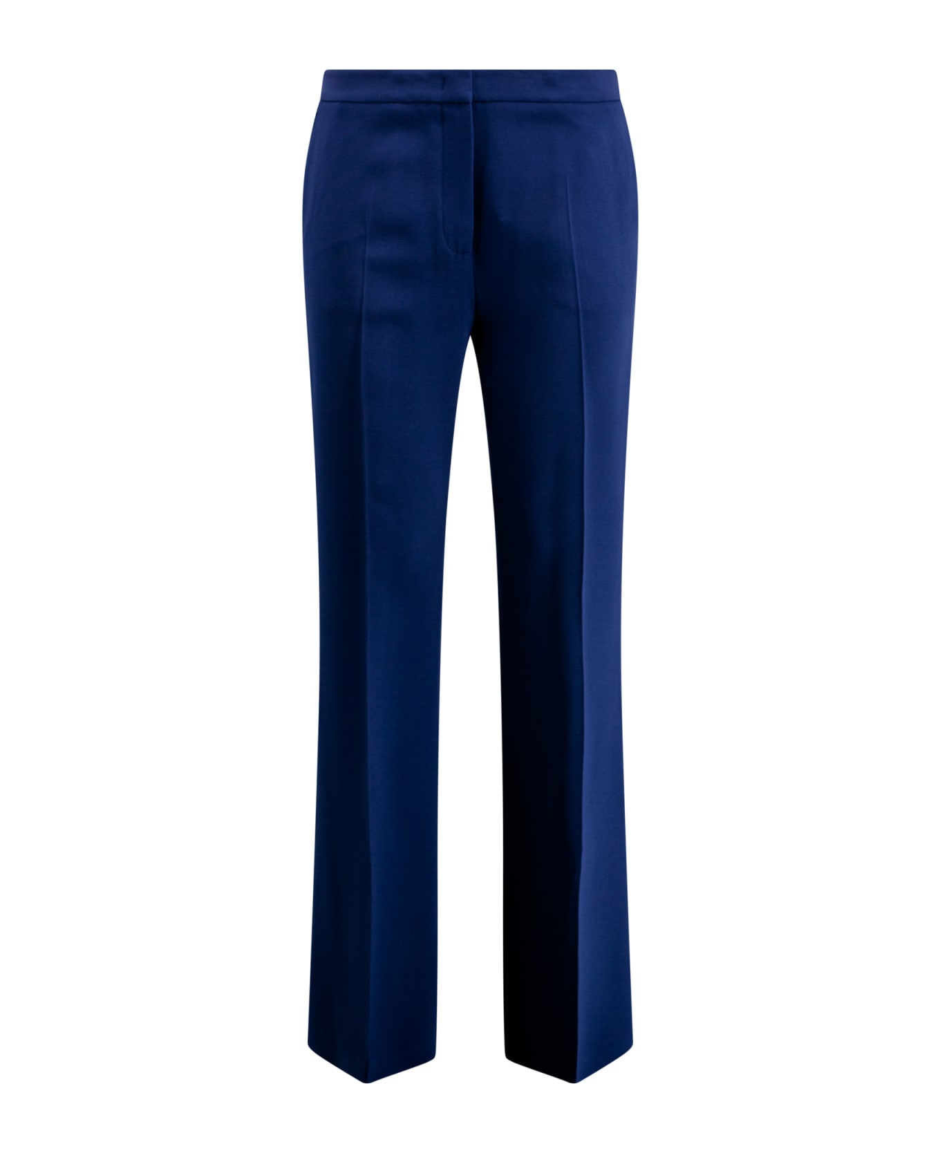 Etro Trousers With An Ironed Pleat - Blue