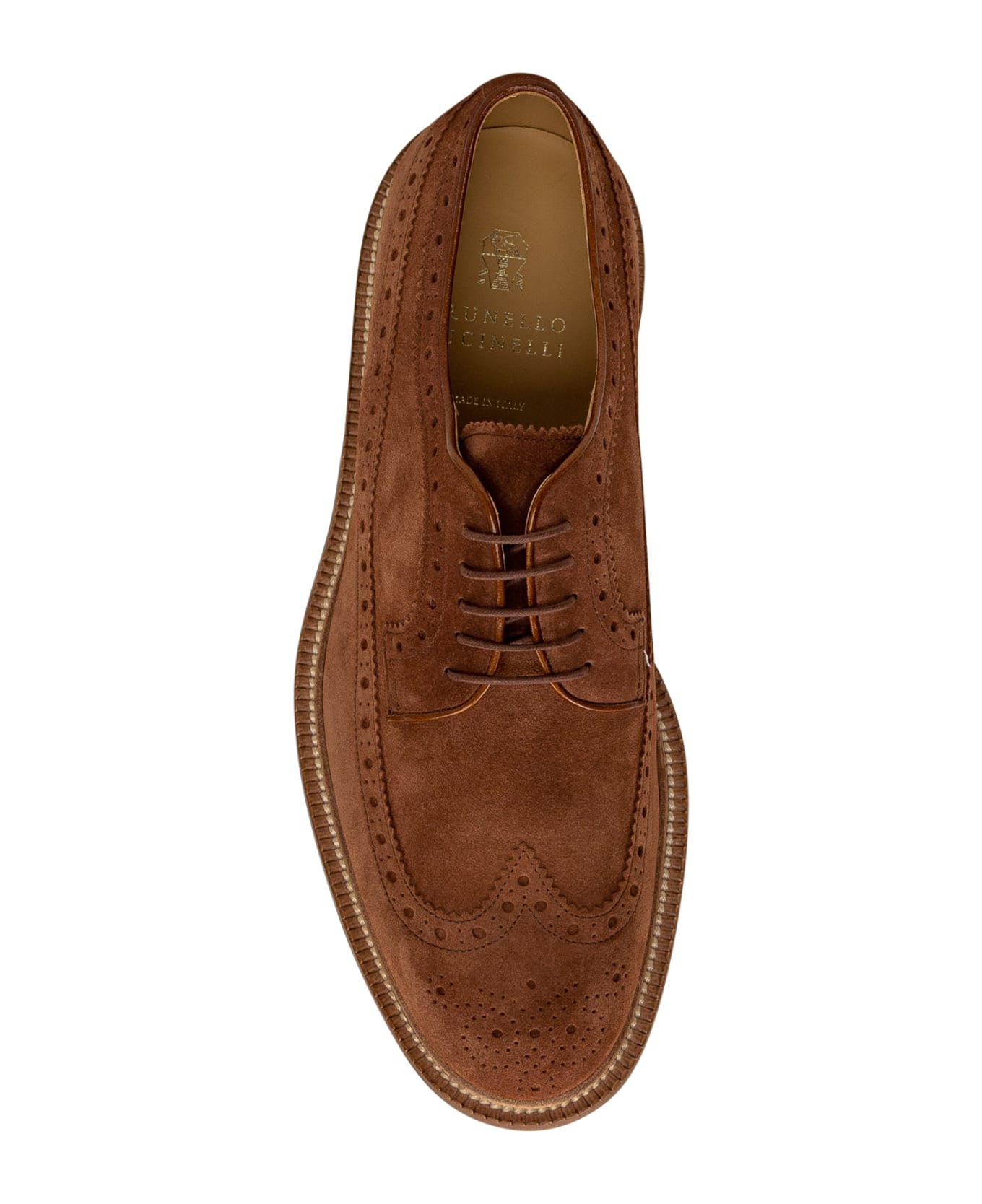 Brunello Cucinelli Longwing Lace-up Shoe - Brown