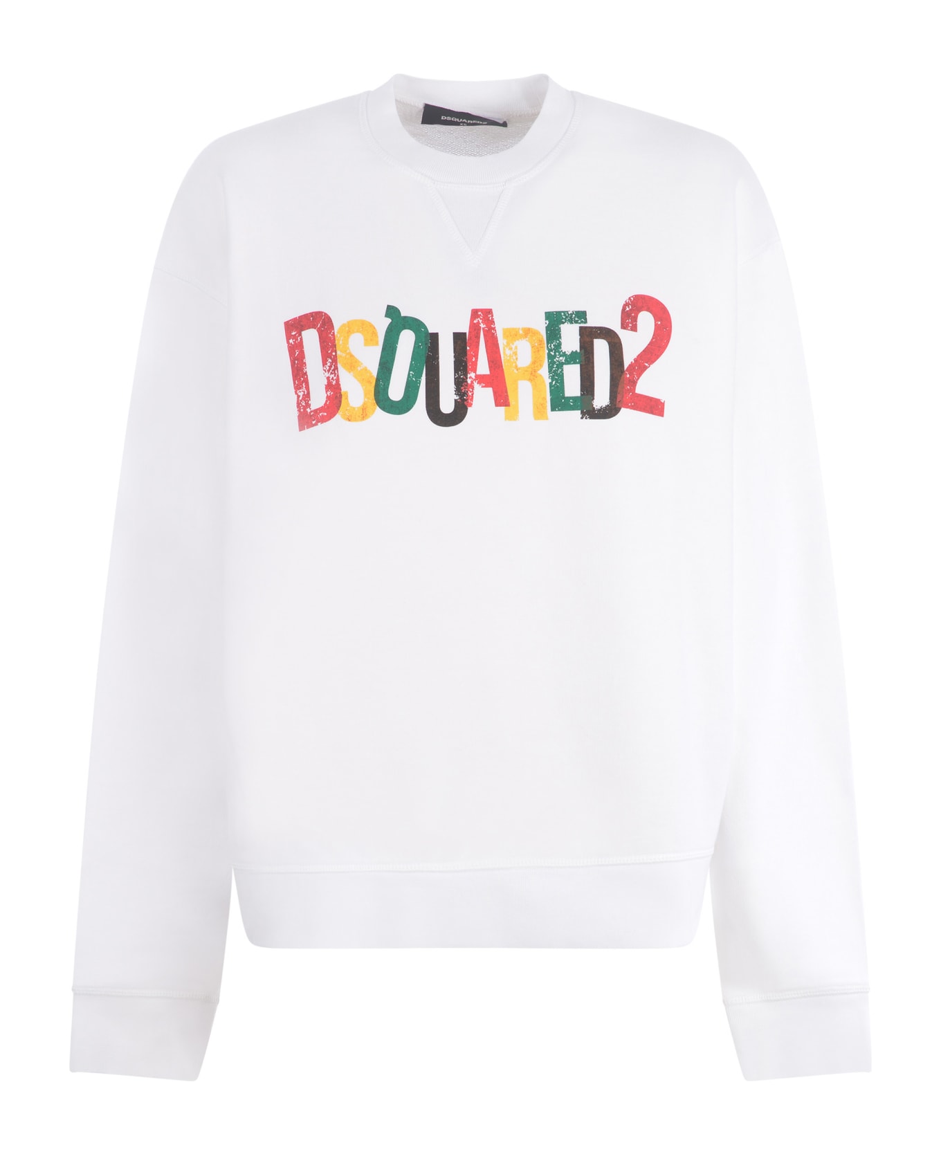Dsquared2 Sweatshirt Dsquared2 In Cotton - White
