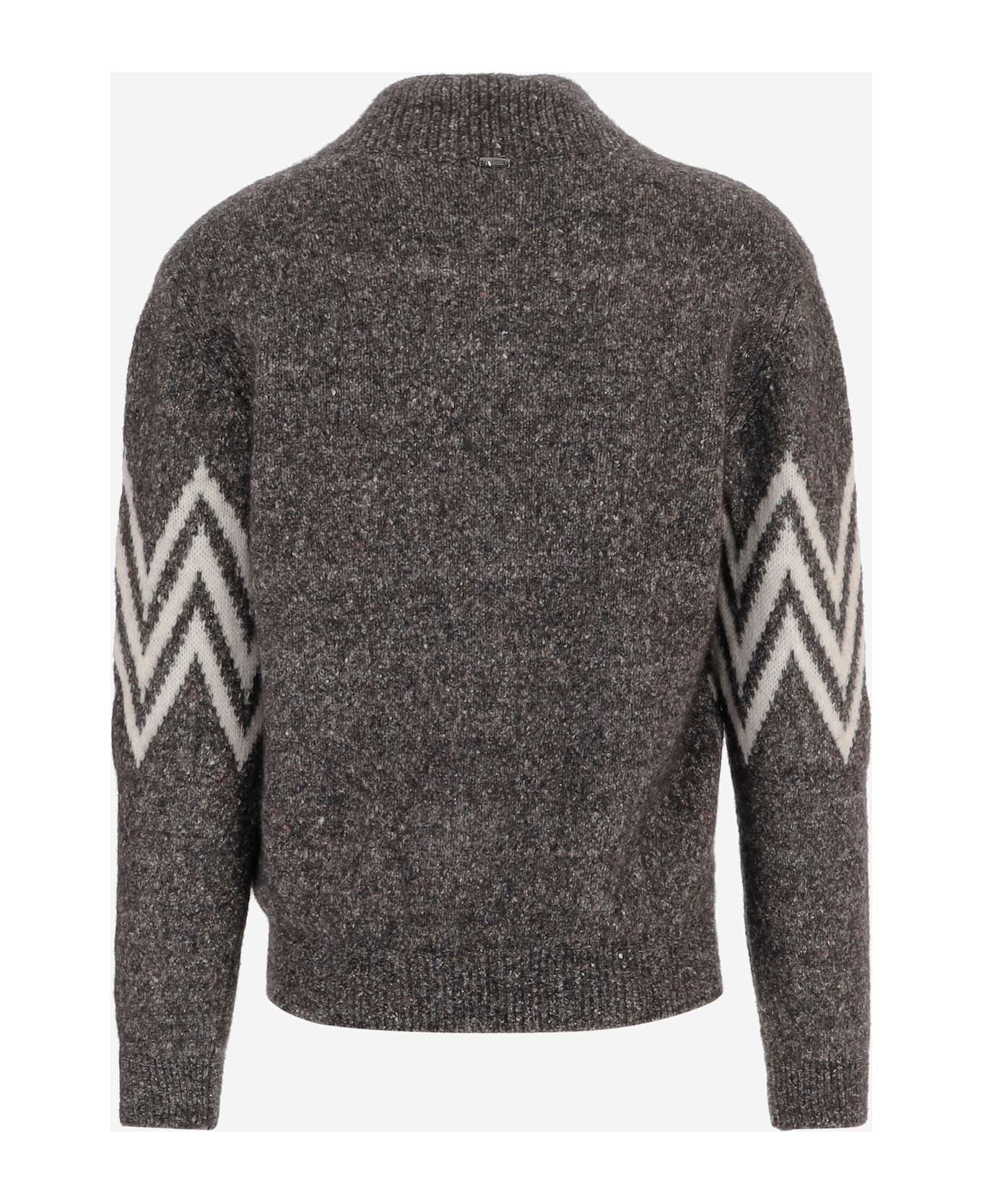 Herno Alpaca Blend Sweater - Grey