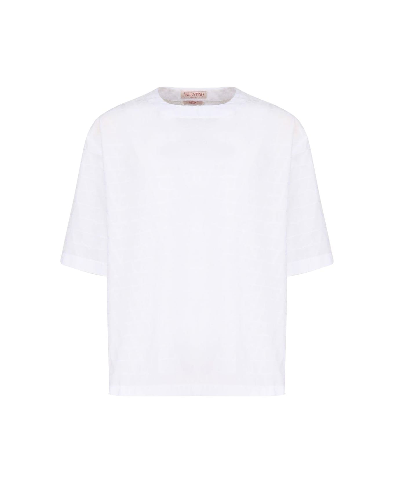 Valentino Toile Iconographe Crewneck Short-sleeved T-shirt